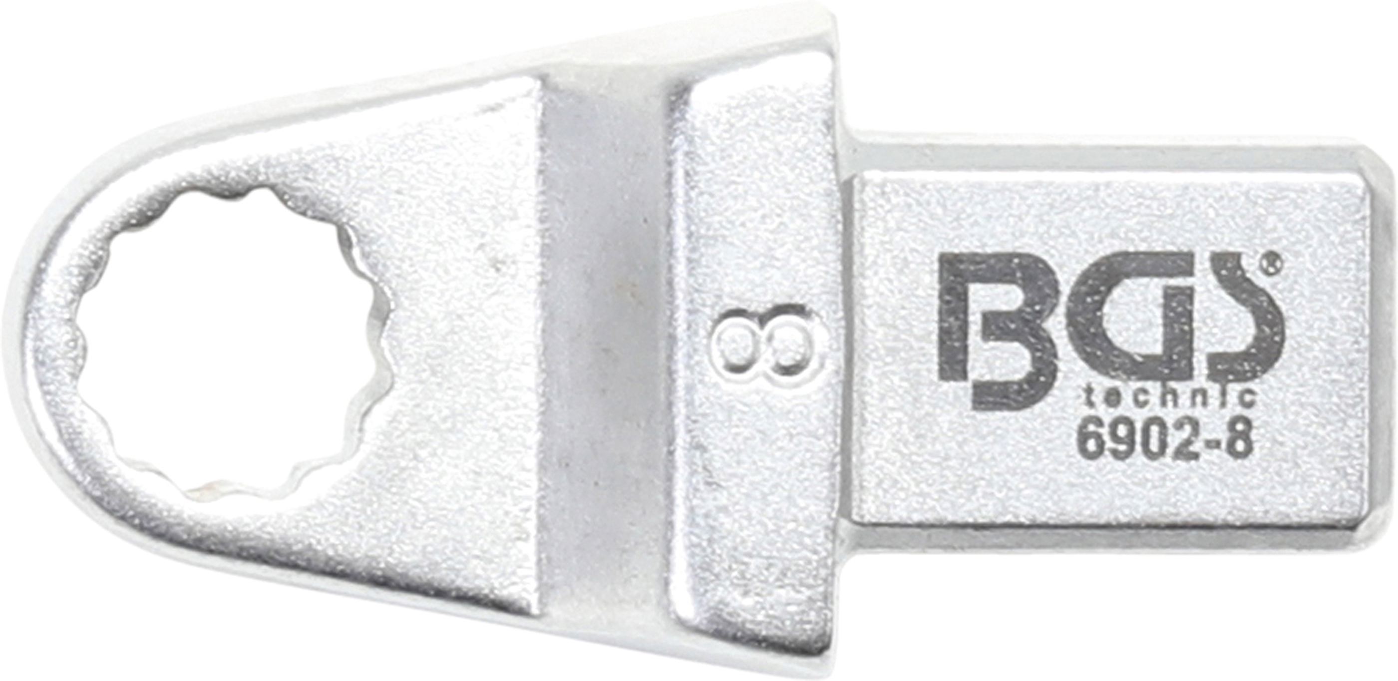 BGS Einsteck-Ringschlüssel | 8 mm | Aufnahme 9 x 12 mm