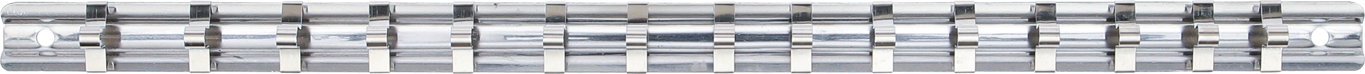 BGS Aufsteckschiene mit 15 Clips | 6,3 mm (1/4")
