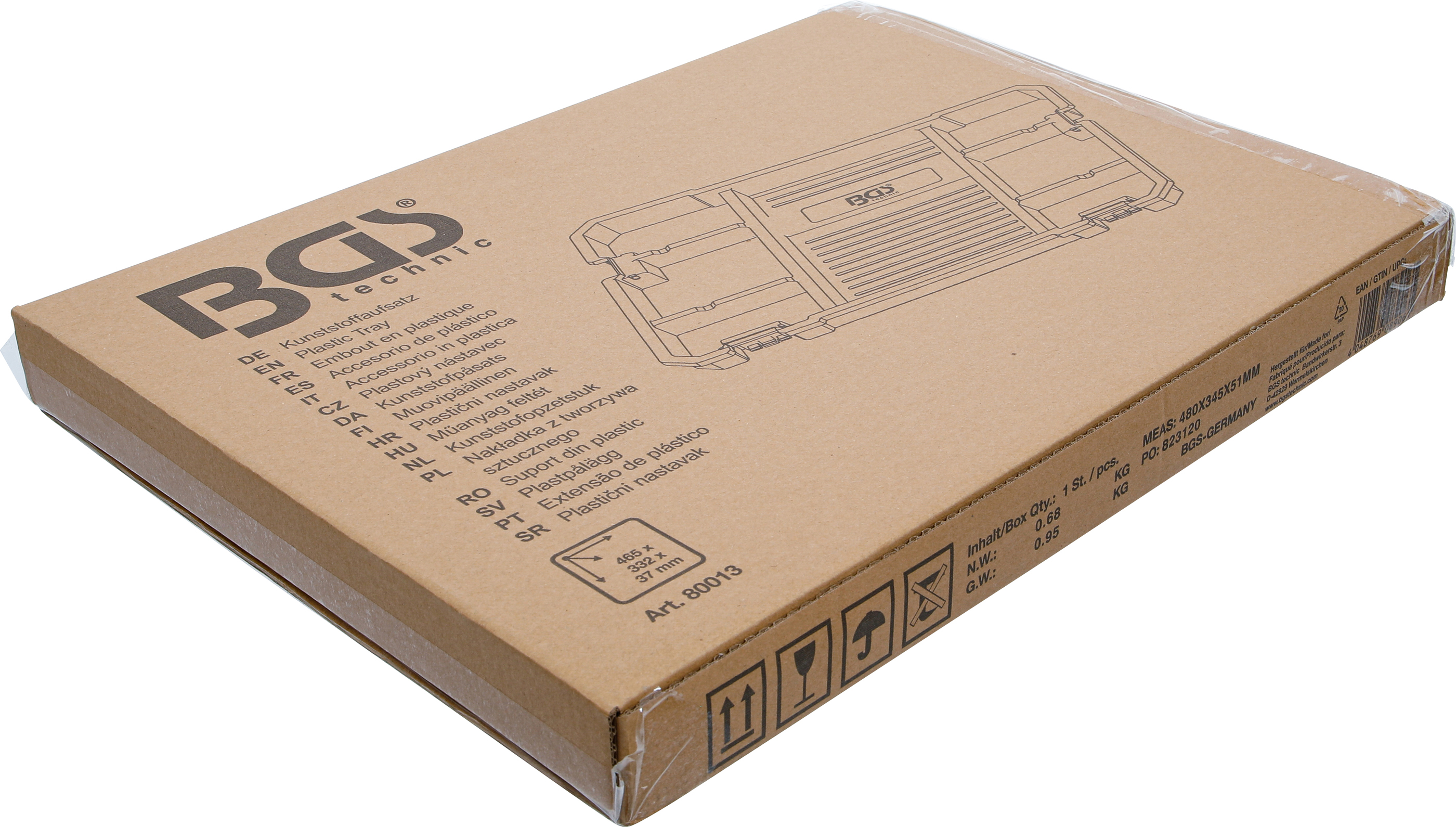 BGS Kunststoffaufsatz | für Systemkoffer