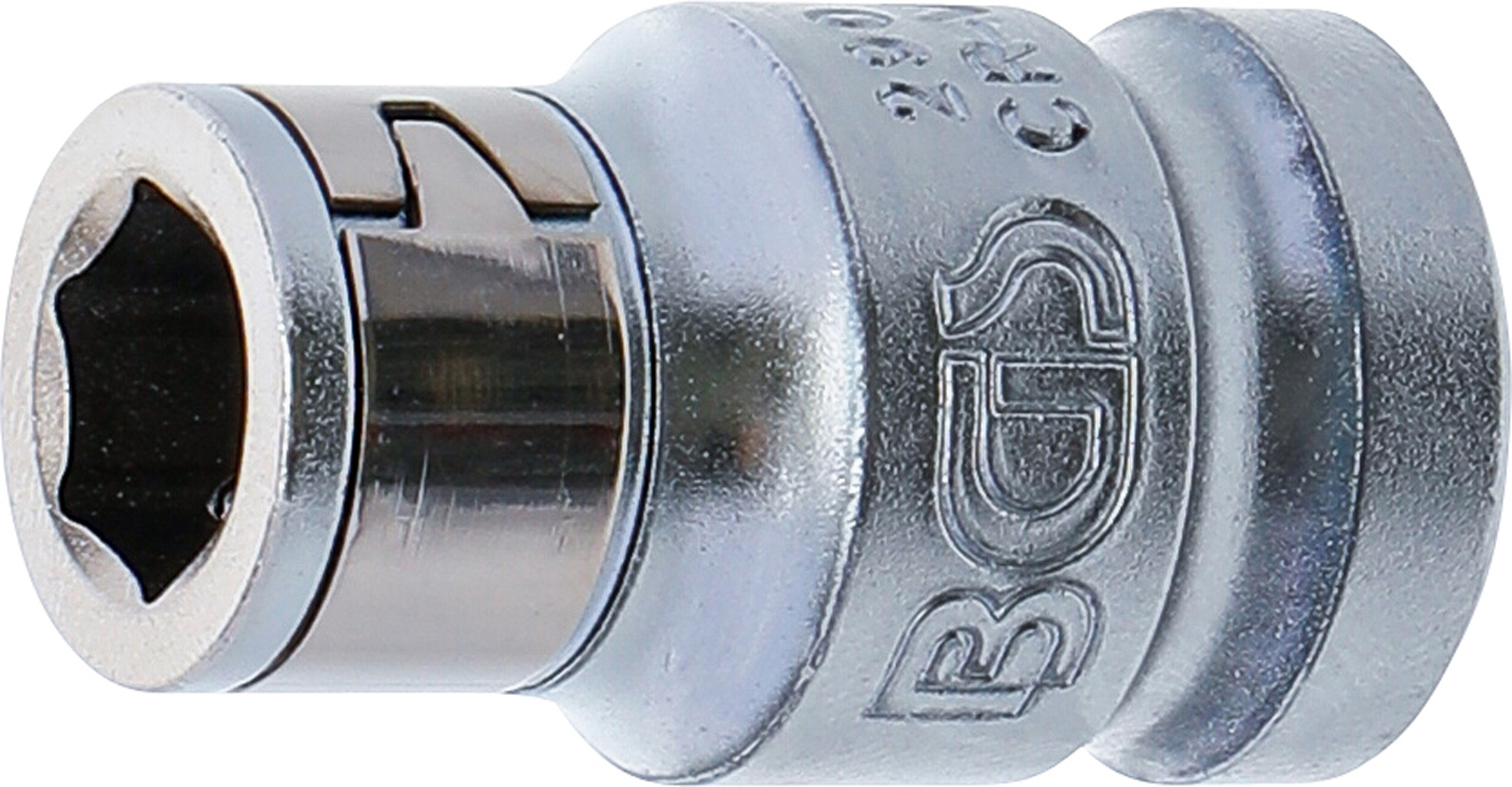 BGS Bit-Adapter mit Haltekugel | Innenvierkant 12,5 mm (1/2") | Innensechskant 10 mm (3/8")