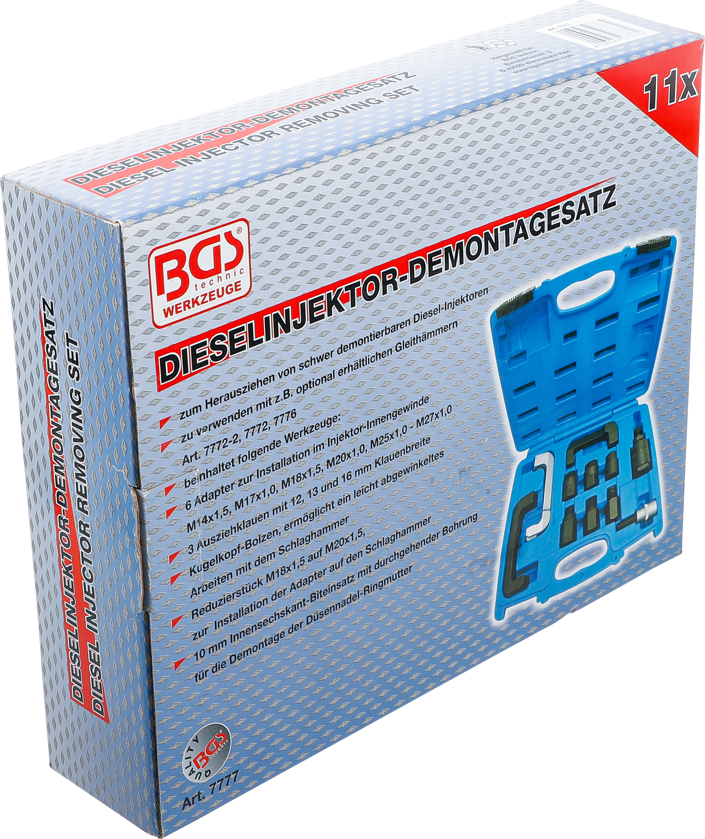 BGS Diesel-Injektoren-Demontage-Satz | 10-tlg.