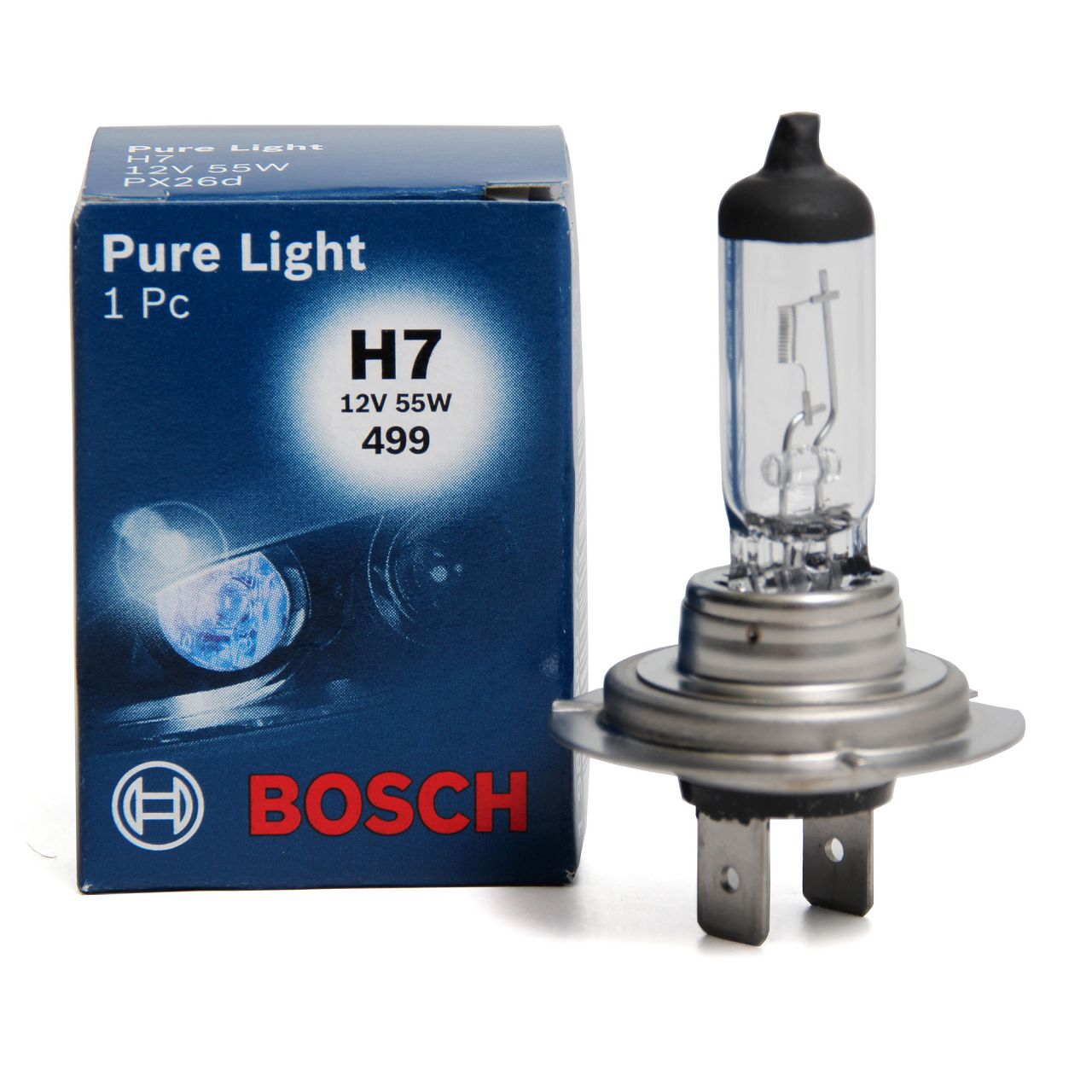 Bosch H7 Pure Light 1 987 302 777 PX26D 12V 55W Autolampe Halogen Scheinwerfer