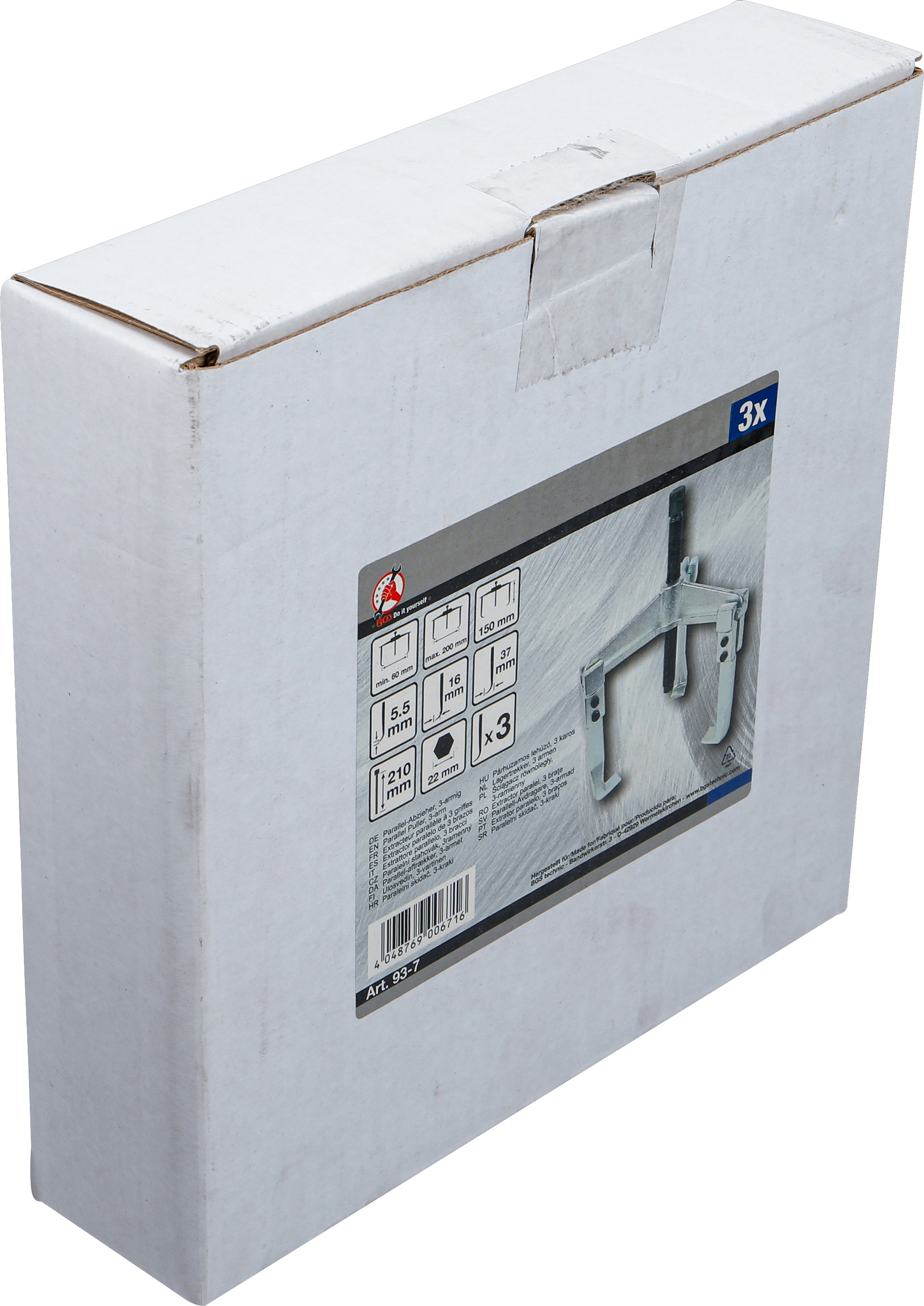 BGS Parallel-Abzieher, 3-armig | 60 - 200 mm