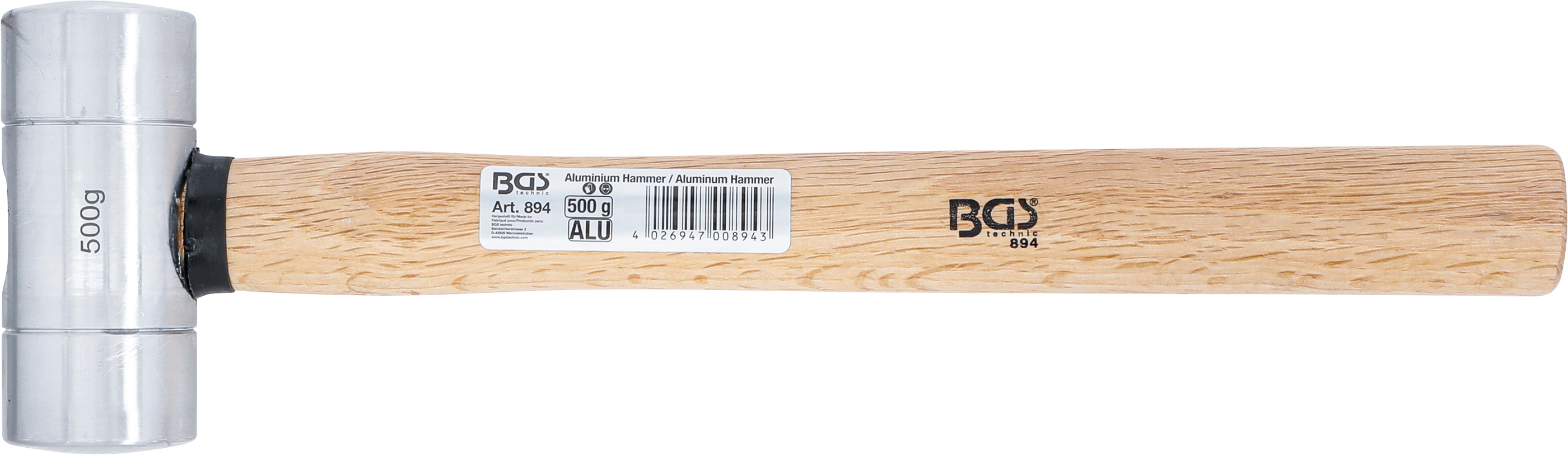 BGS Aluminiumhammer | Ø 45 mm | 500 g