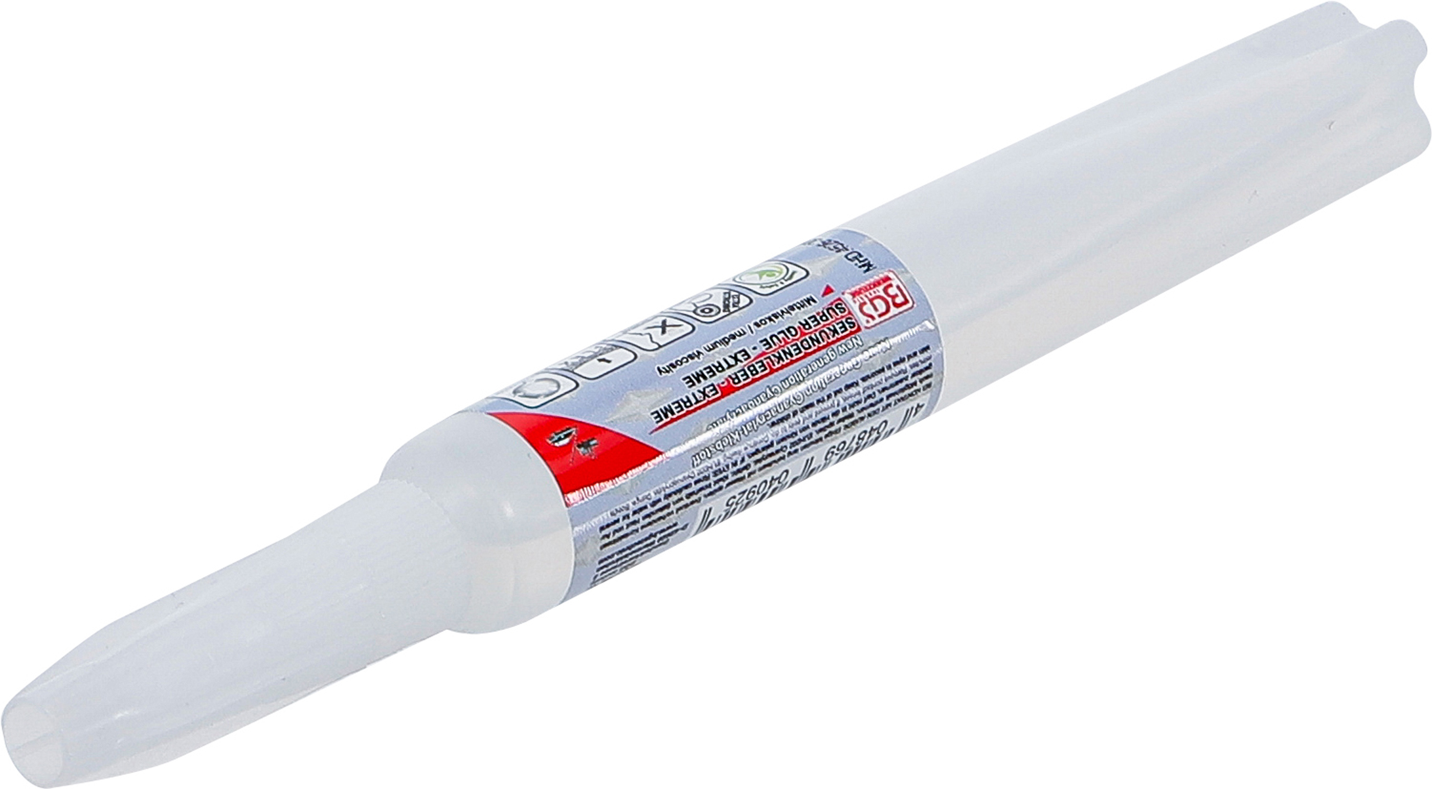 BGS Sekundenkleber | mittelviskos | Dosierstift 12 g
