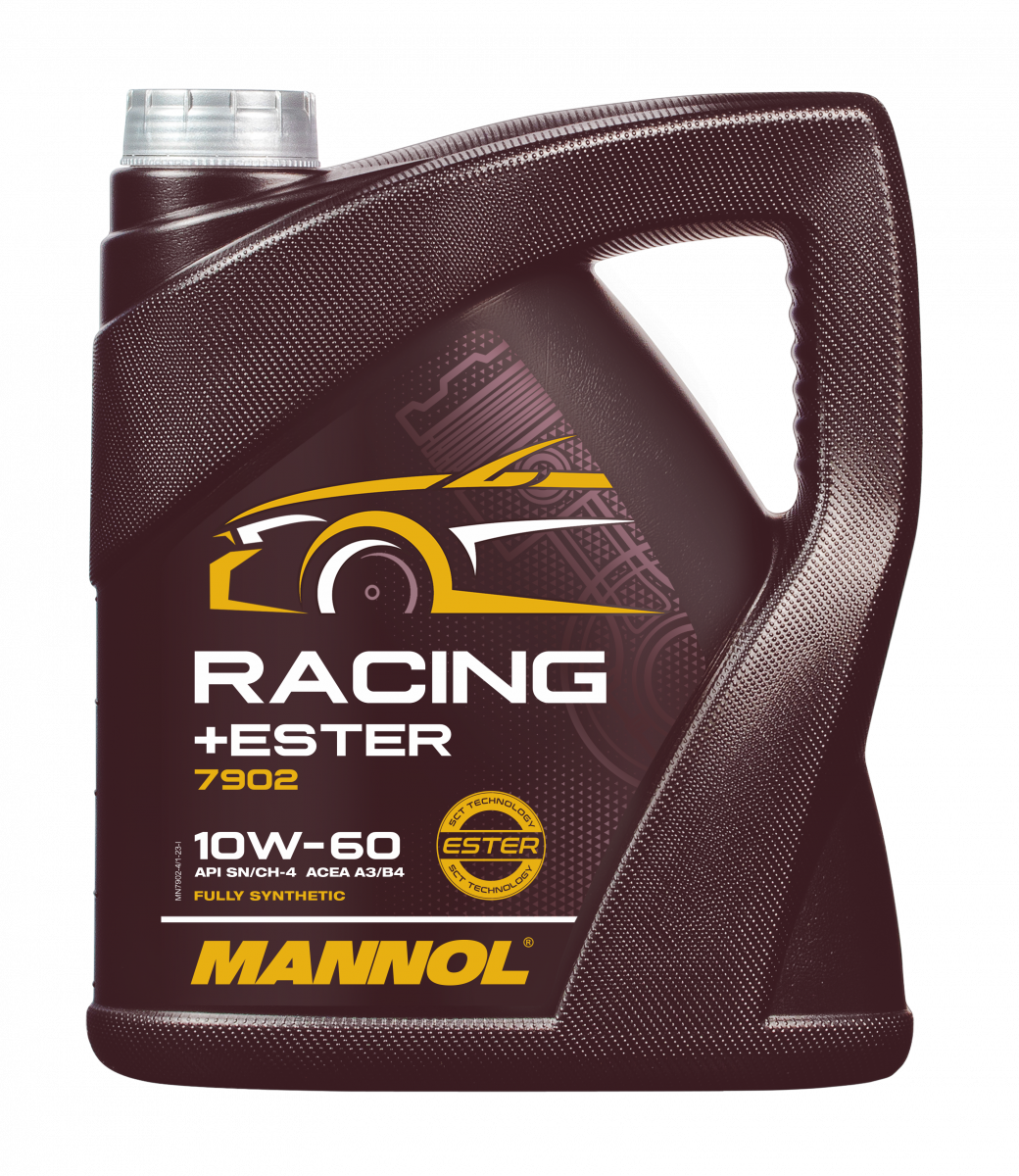 10W-60 Mannol 7902 Racing+Ester  Motoröl 4 Liter