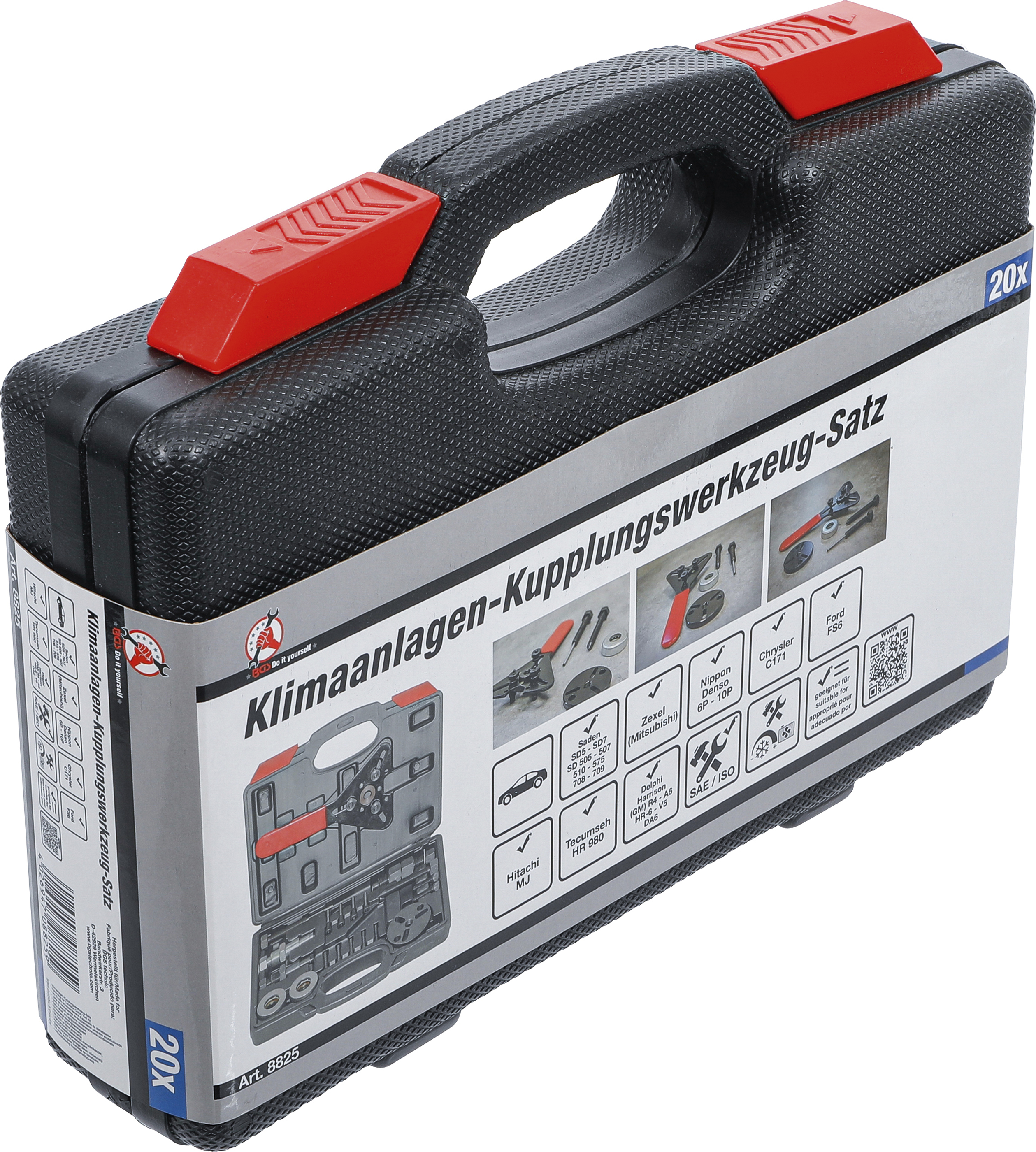 BGS Klimaanlagen-Kupplungswerkzeug-Satz | 20-tlg.