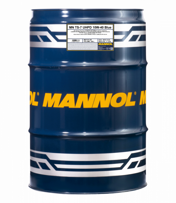 10W-40 Mannol 7107 TS-7 UHPD Blue LKW Motoröl 208 Liter
