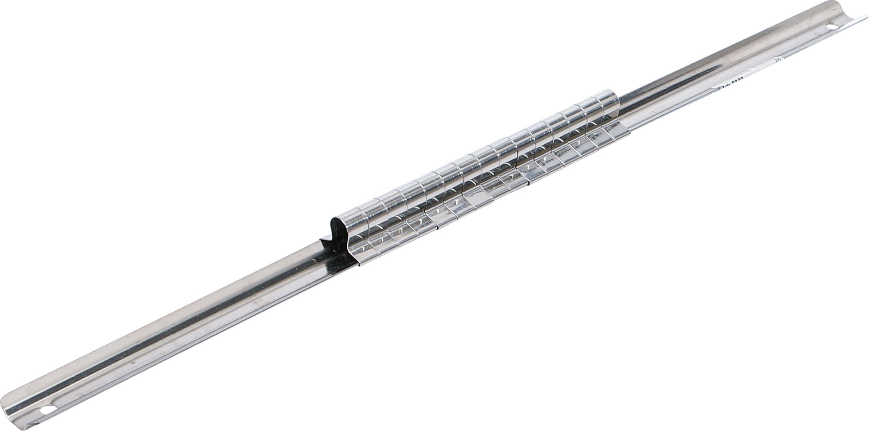 BGS Aufsteckschiene mit 15 Clips | 10 mm (3/8")