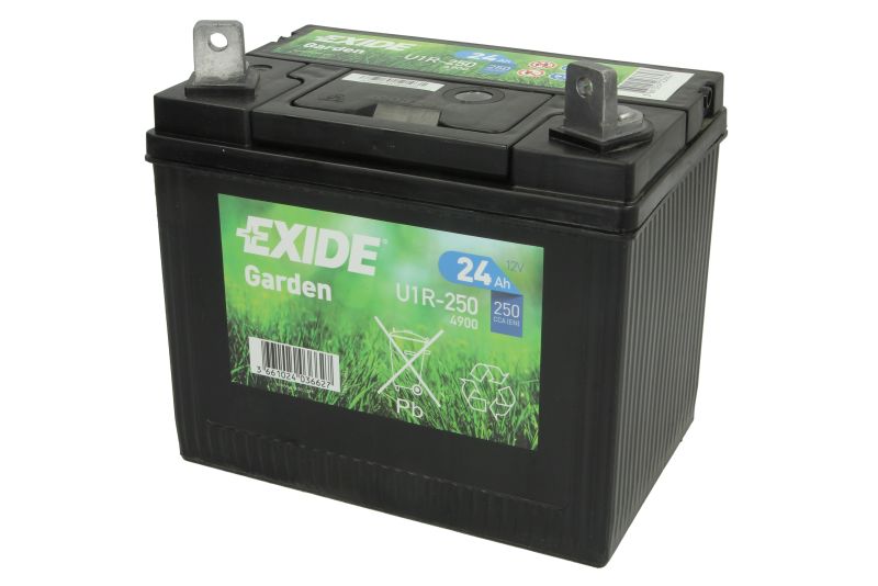 Exide Garden U1R 4900 Starterbatterie AGM 12V 24Ah 250A Rasenmähertraktor Garten