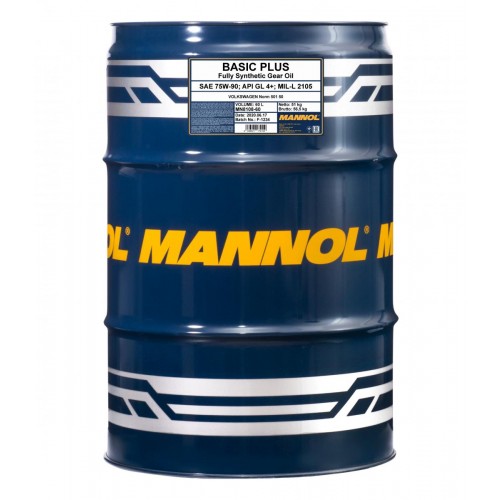 75W-90 Mannol 8108 Basic Plus Getriebeöl 60 Liter