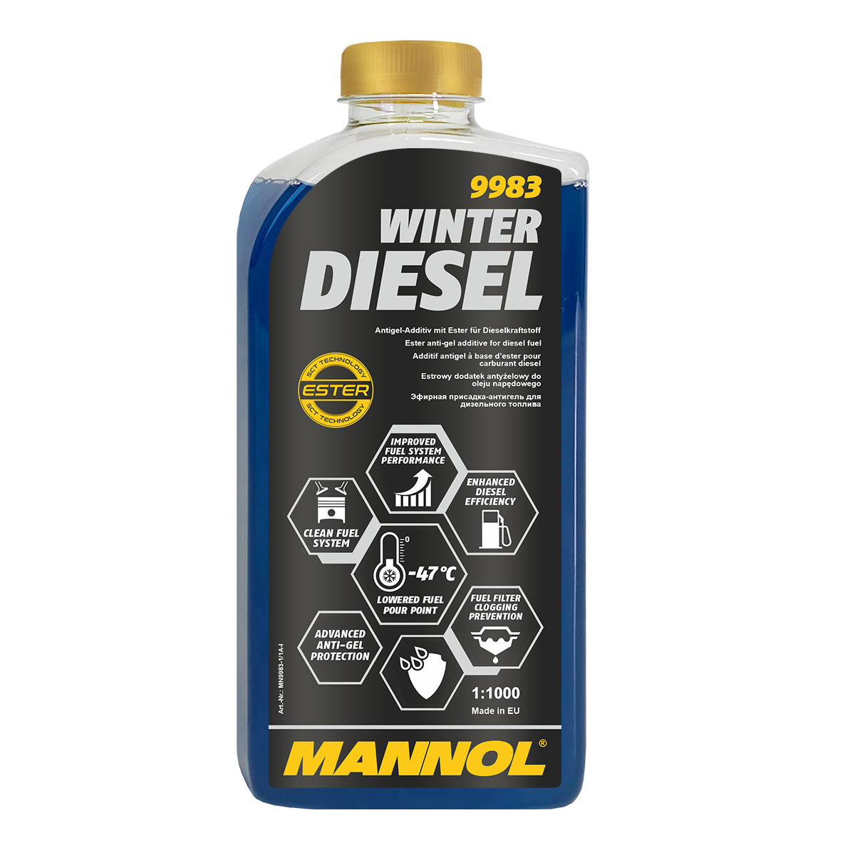 Mannol 9983 Winter Diesel 1:1000 Additiv 1 Liter