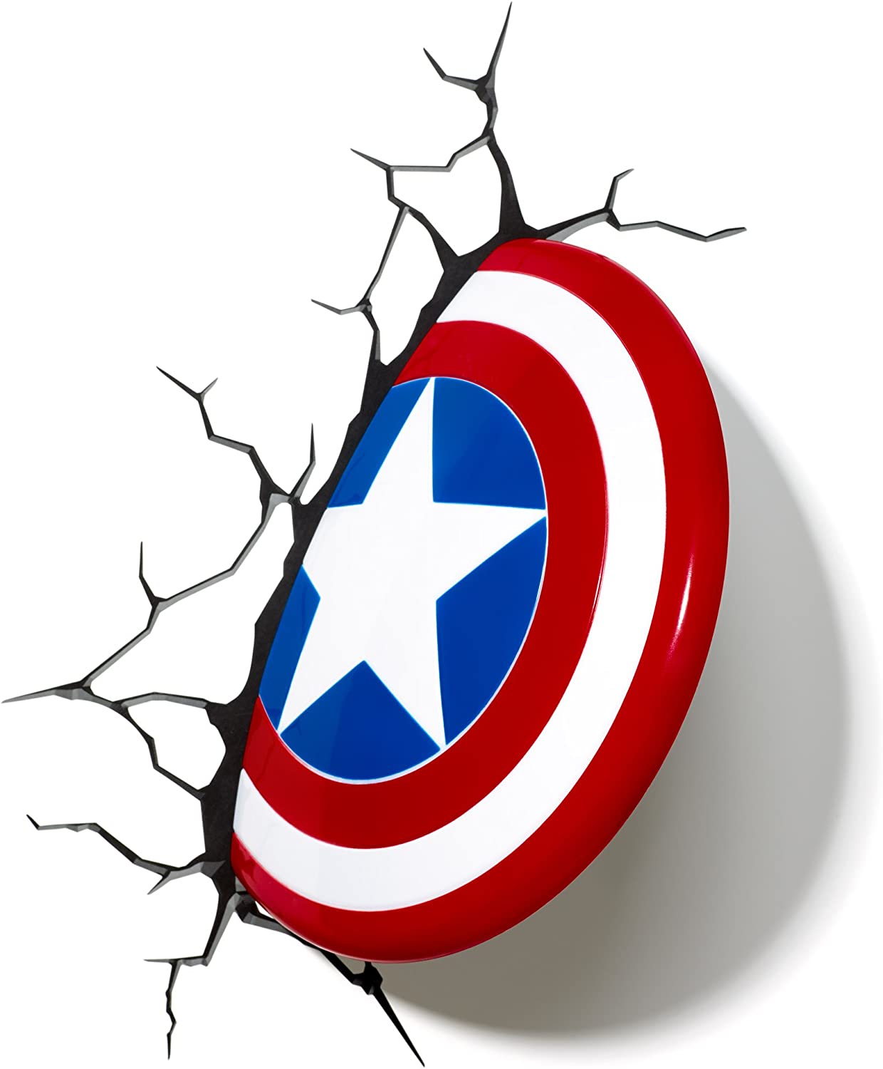 3D Marvel Light Captain America Schild Licht Lampe Deko Wandleuchte Nachtlicht