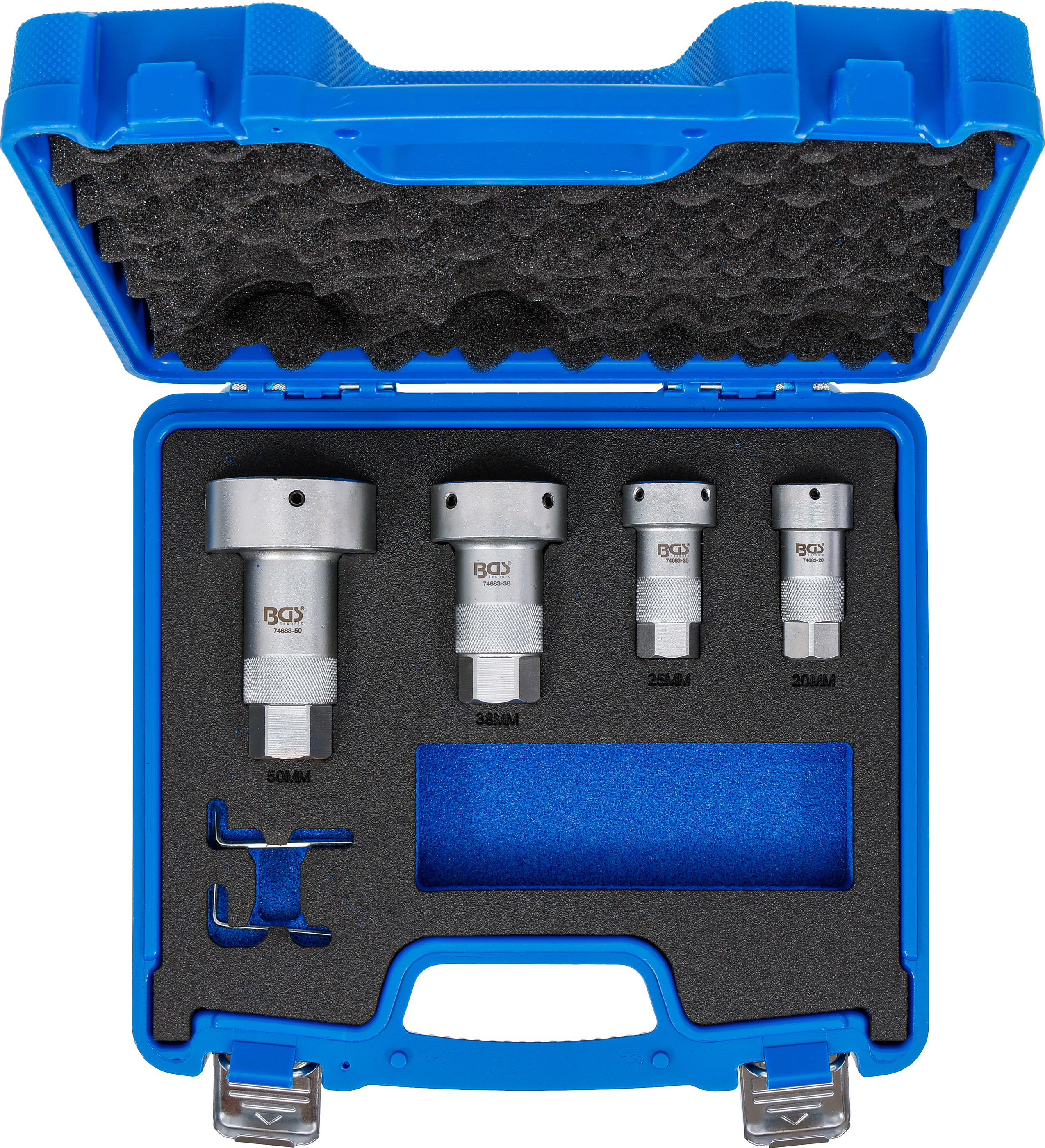BGS Schneideisenhalter-Satz | Antrieb Innenvierkant 10 mm (3/8") / 12,5 mm (1/2") | 4-tlg.