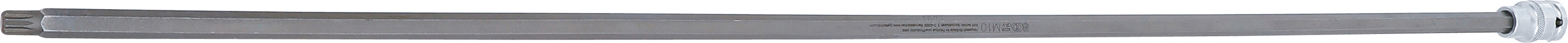 BGS Bit-Einsatz | Länge 800 mm | Antrieb Innenvierkant 12,5 mm (1/2") | Innenvielzahn (für XZN) M10 | für VAG