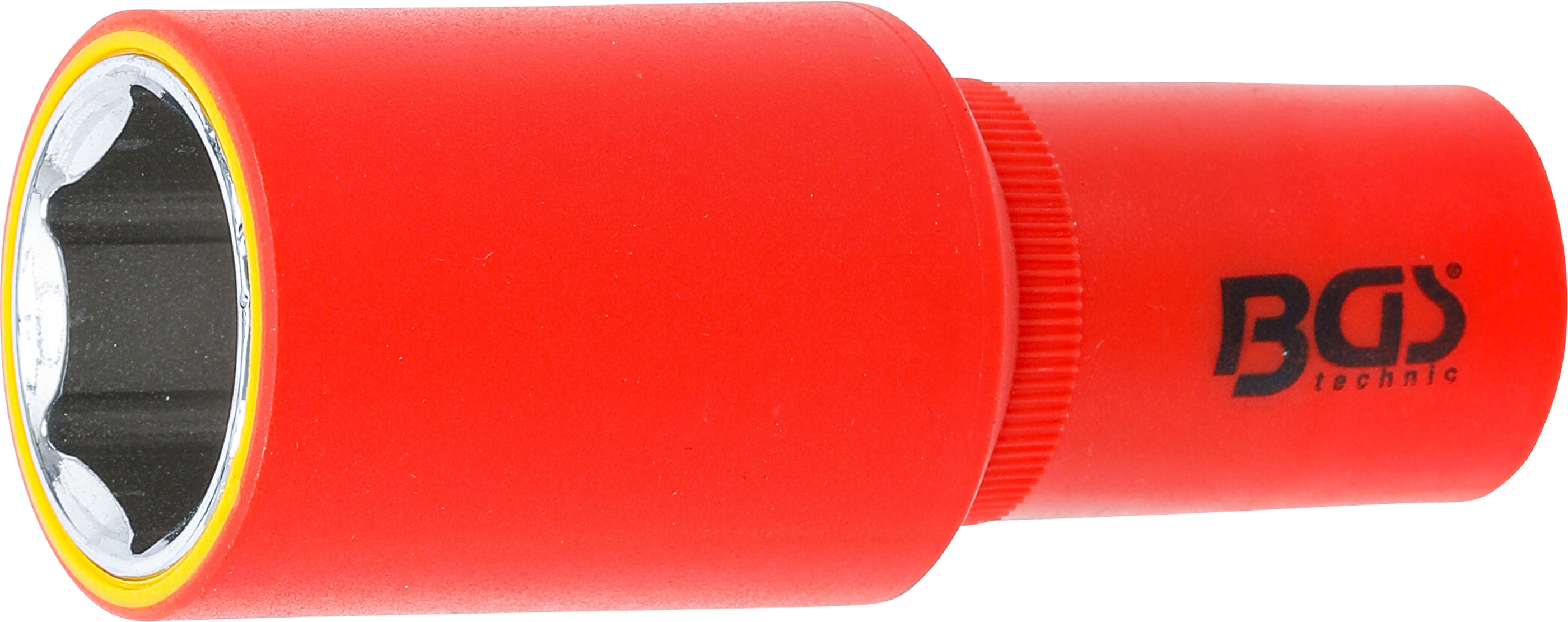 BGS VDE-Steckschlüssel-Einsatz Sechskant | Antrieb Innenvierkant 12,5 mm (1/2") | SW 24 mm