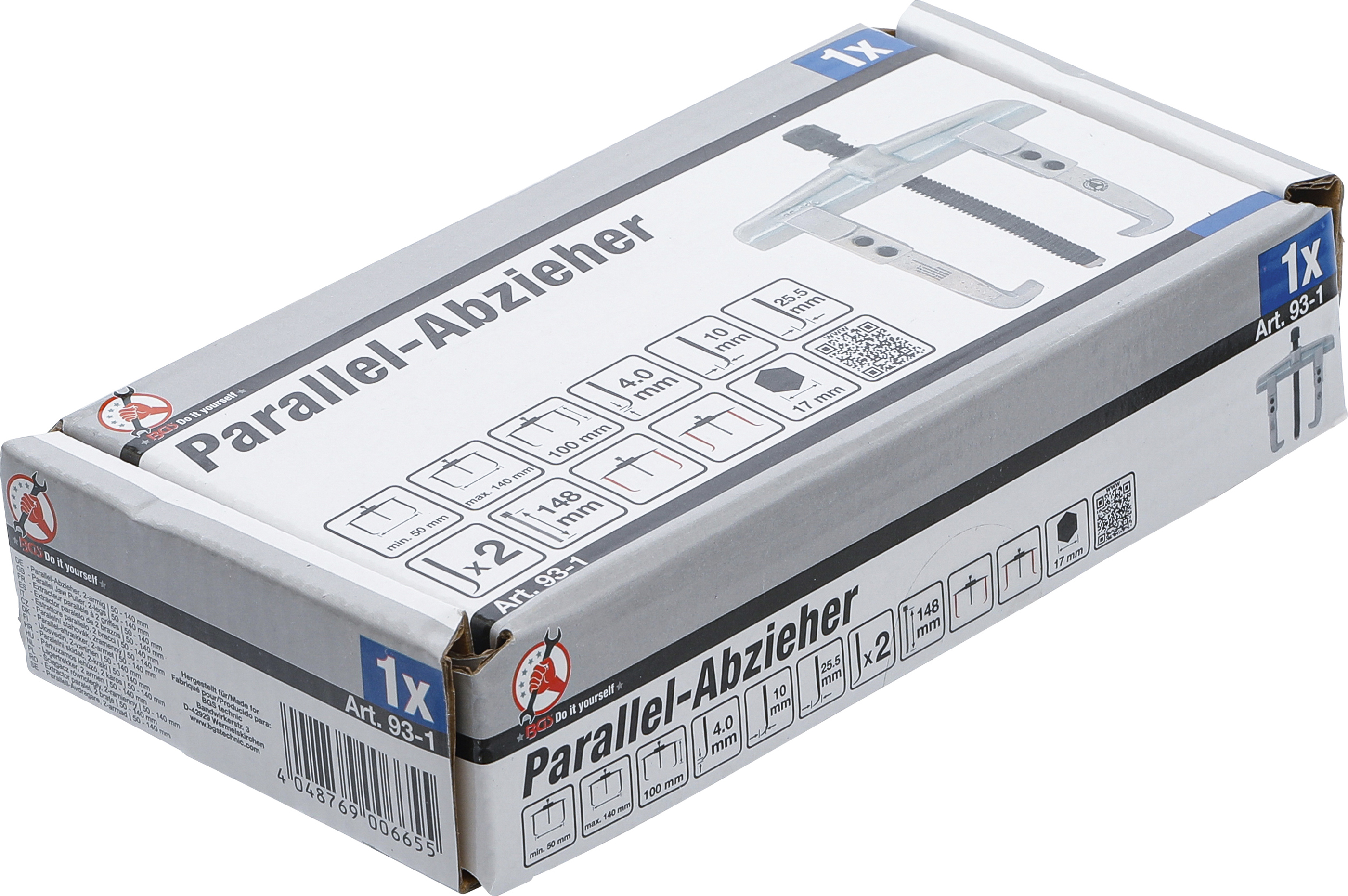 BGS Parallel-Abzieher, 2-armig | 50 - 140 mm