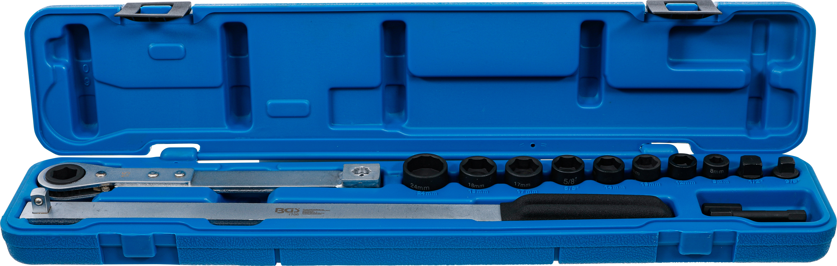 BGS Rippen-Keilriemen-Ein- und Ausbau-Satz | 10 mm (3/8") + 12,5 mm (1/2")