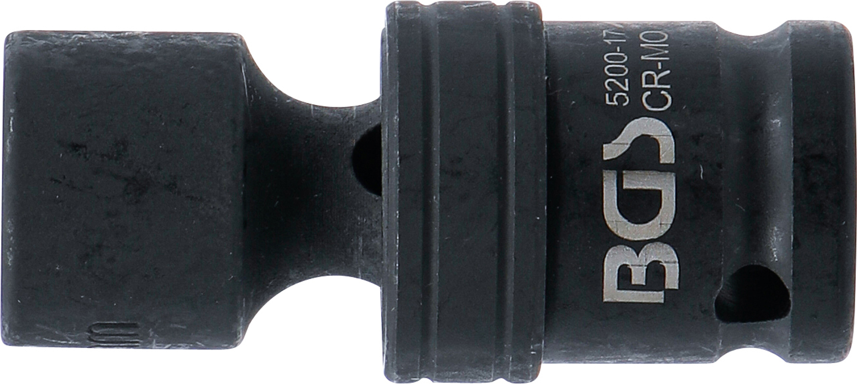 BGS Kraft-Kugelgelenk-Einsatz | Antrieb Innenvierkant 12,5 mm (1/2") | SW 17 mm