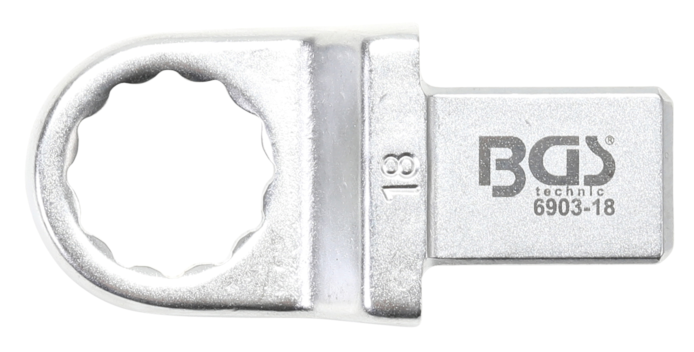 BGS Einsteck-Ringschlüssel | 18 mm | Aufnahme 14 x 18 mm