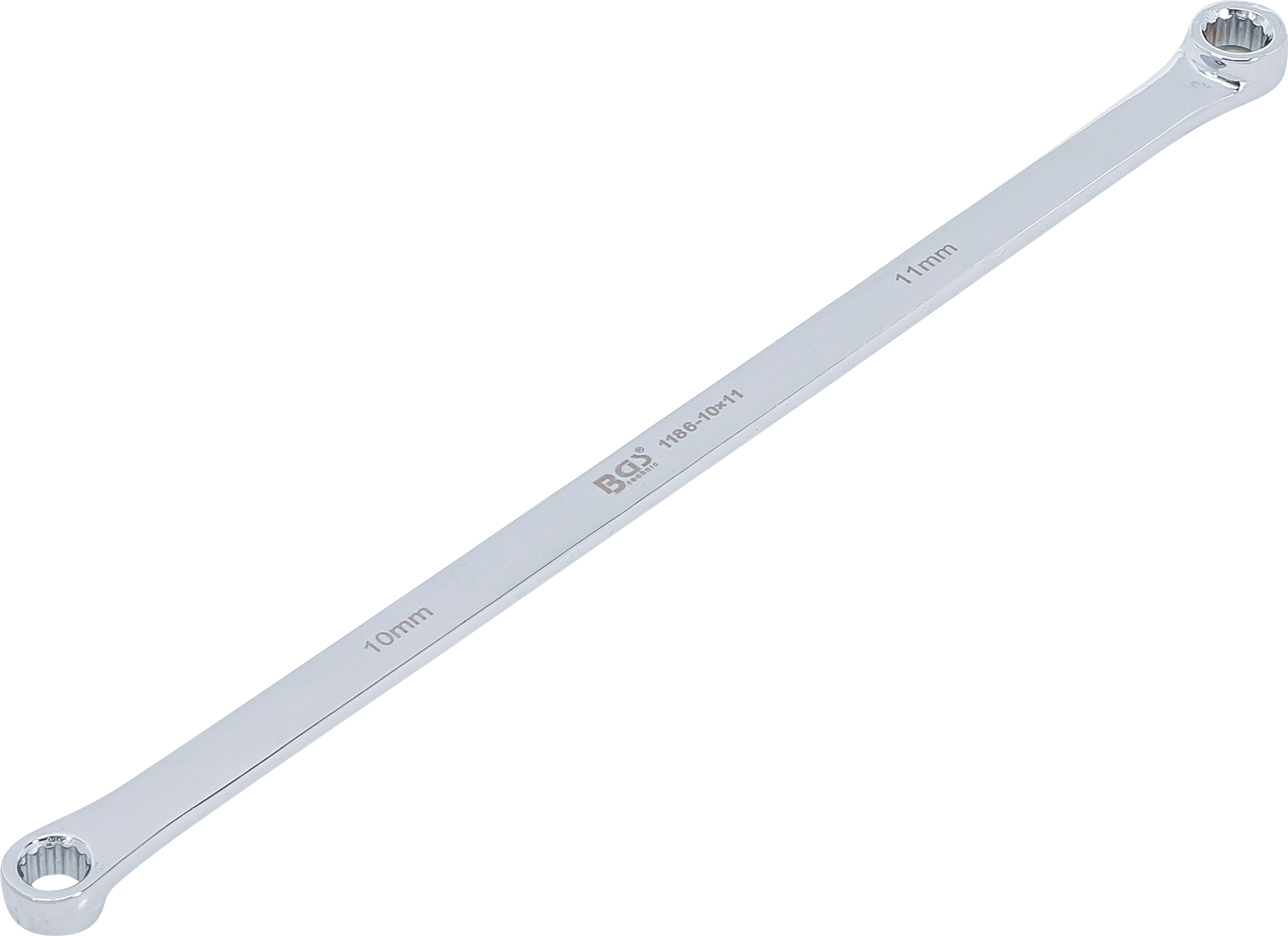 BGS Doppel-Ringschlüssel | extra lang | SW 10 x 11 mm