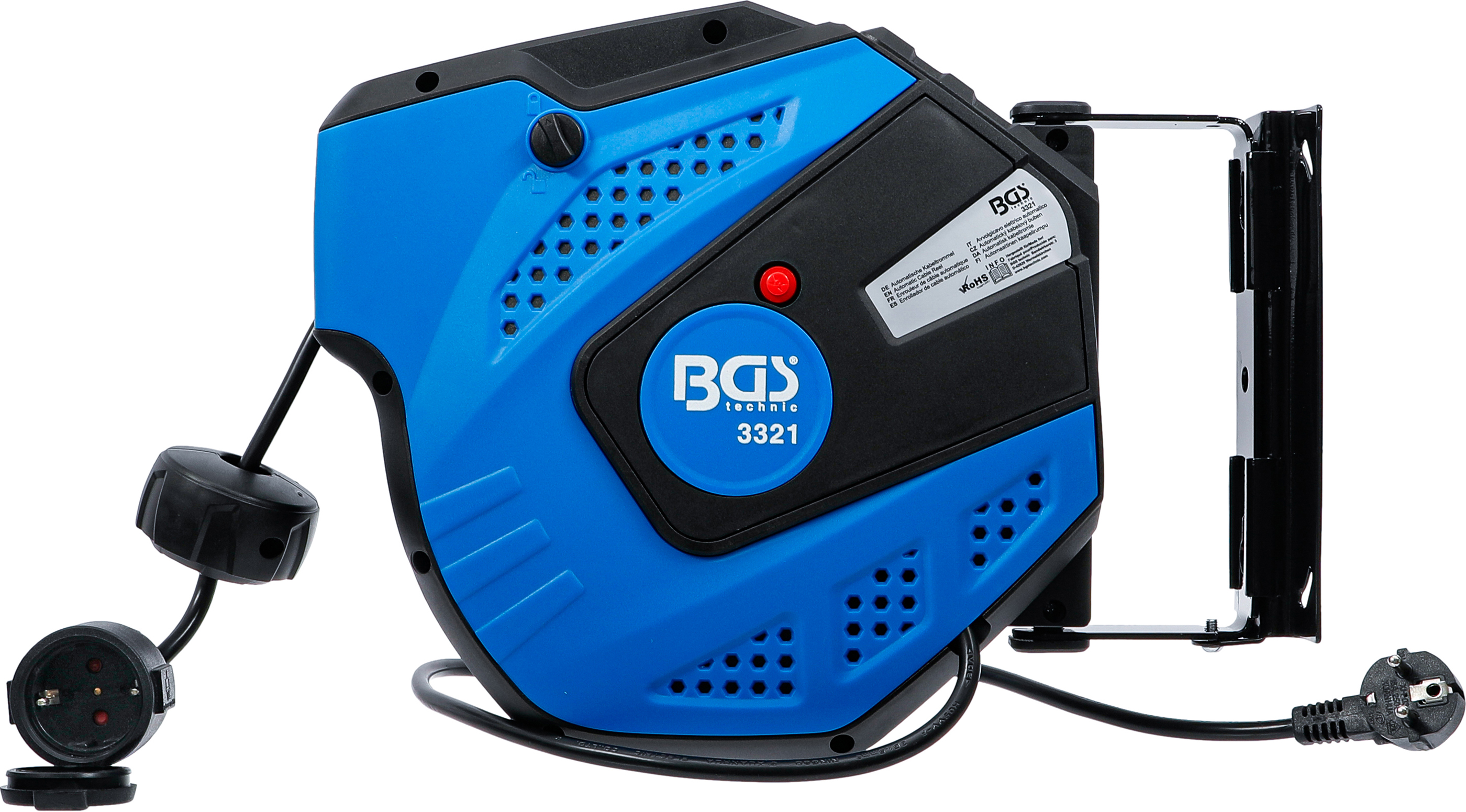 BGS Automatische Kabeltrommel | 15 m
