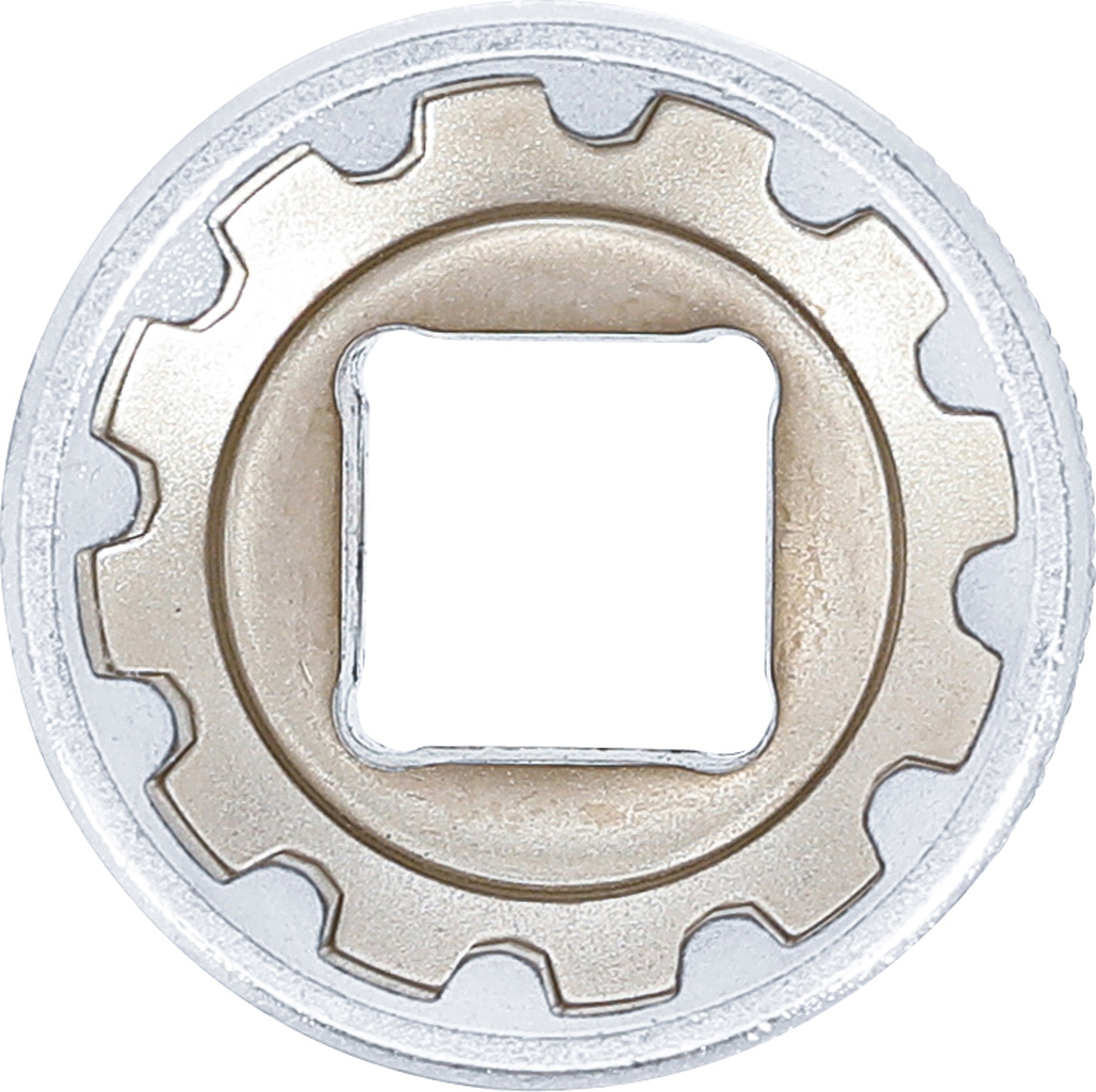 BGS Steckschlüssel-Einsatz Gear Lock | Antrieb Innenvierkant 12,5 mm (1/2") | SW 24 mm