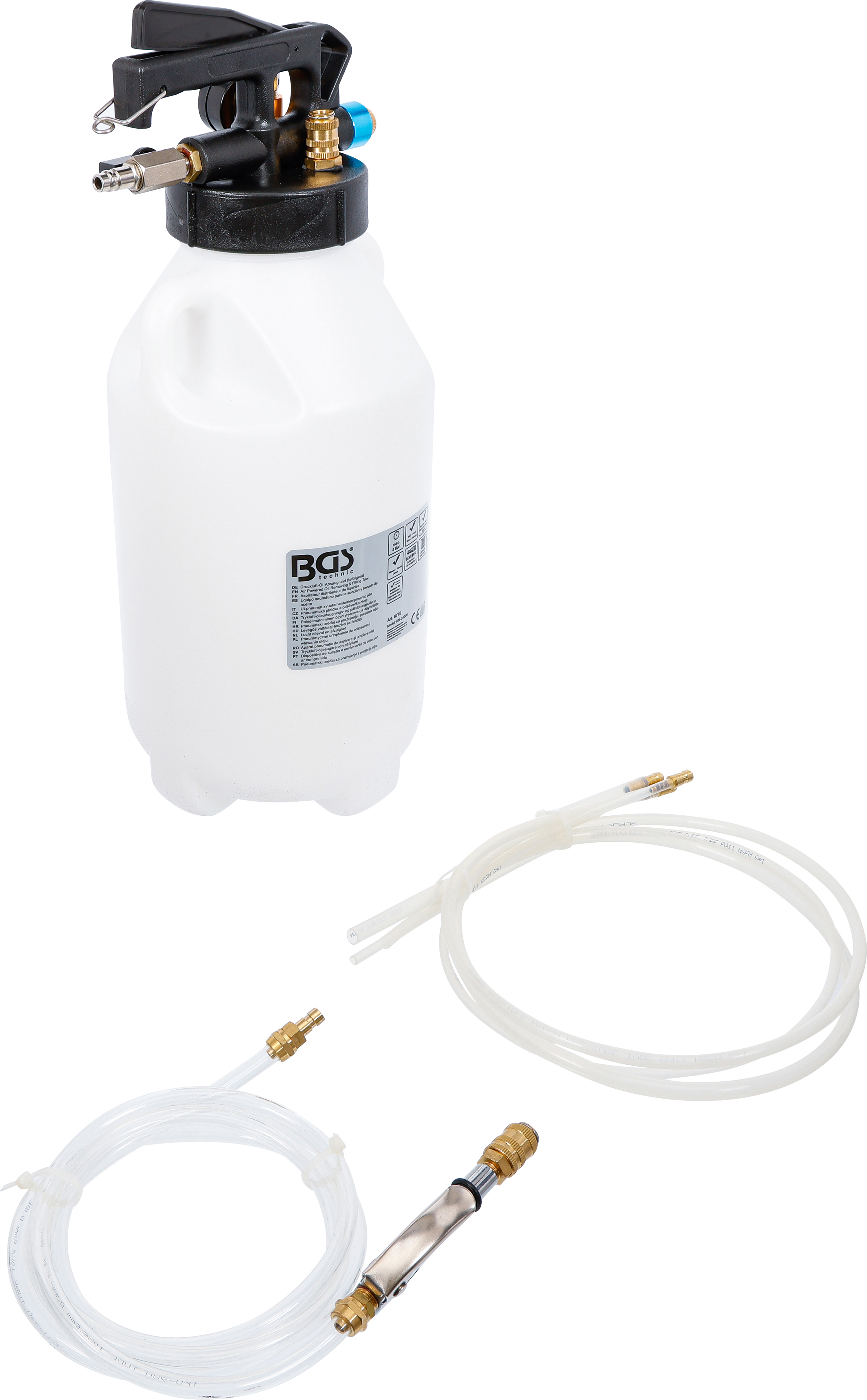 BGS Druckluft-Öl-Absaug und Befüllgerät
