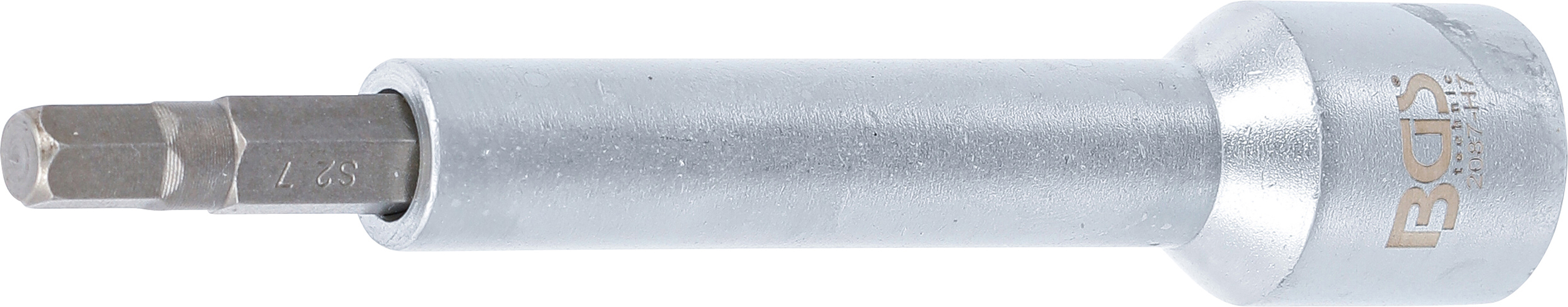 BGS Bit-Einsatz | Antrieb Innenvierkant 12,5 mm (1/2") | Innensechskant 7 mm