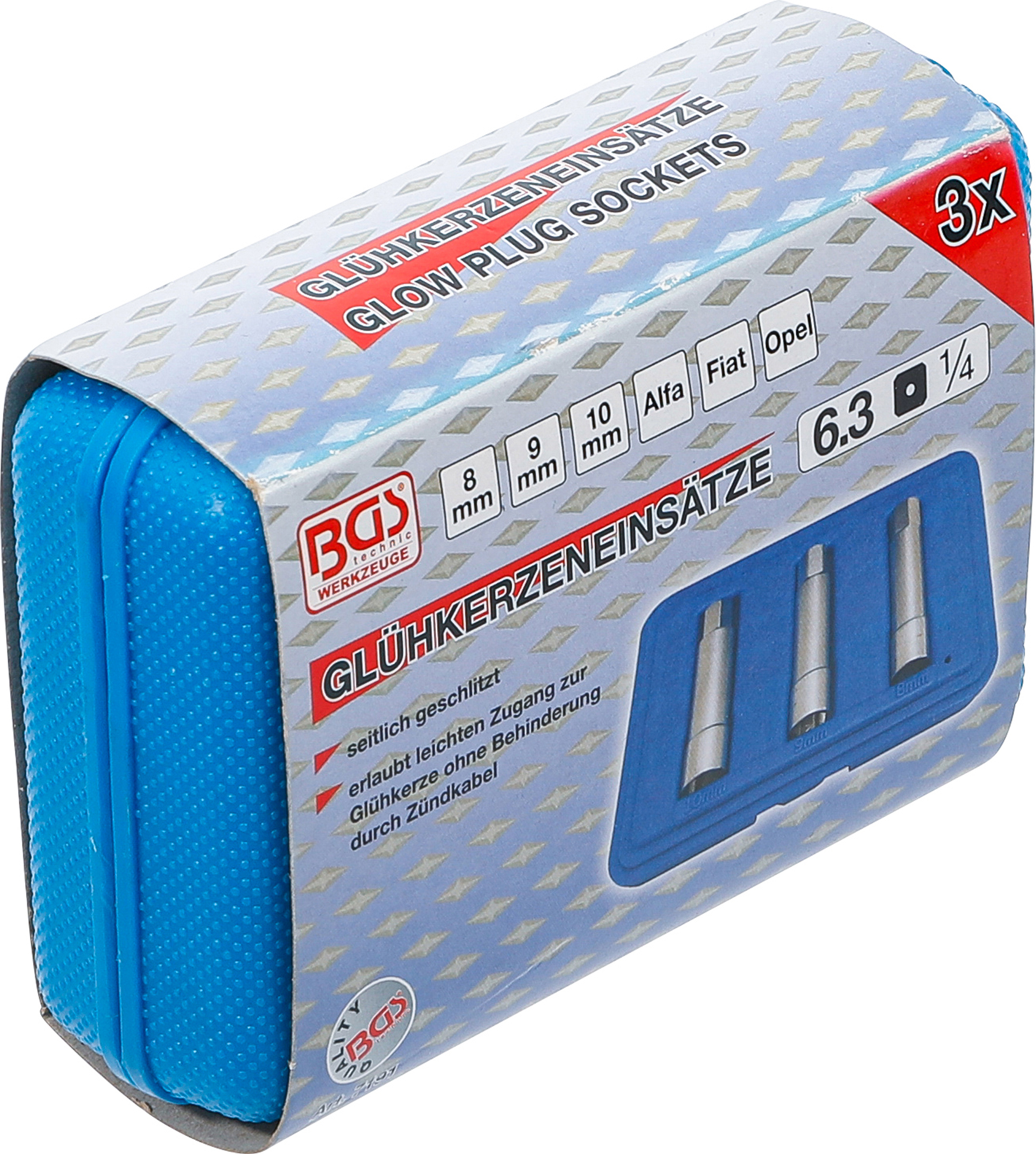 BGS Glühkerzen-Einsatz-Satz | speziell für Fiat, Alfa, Lancia