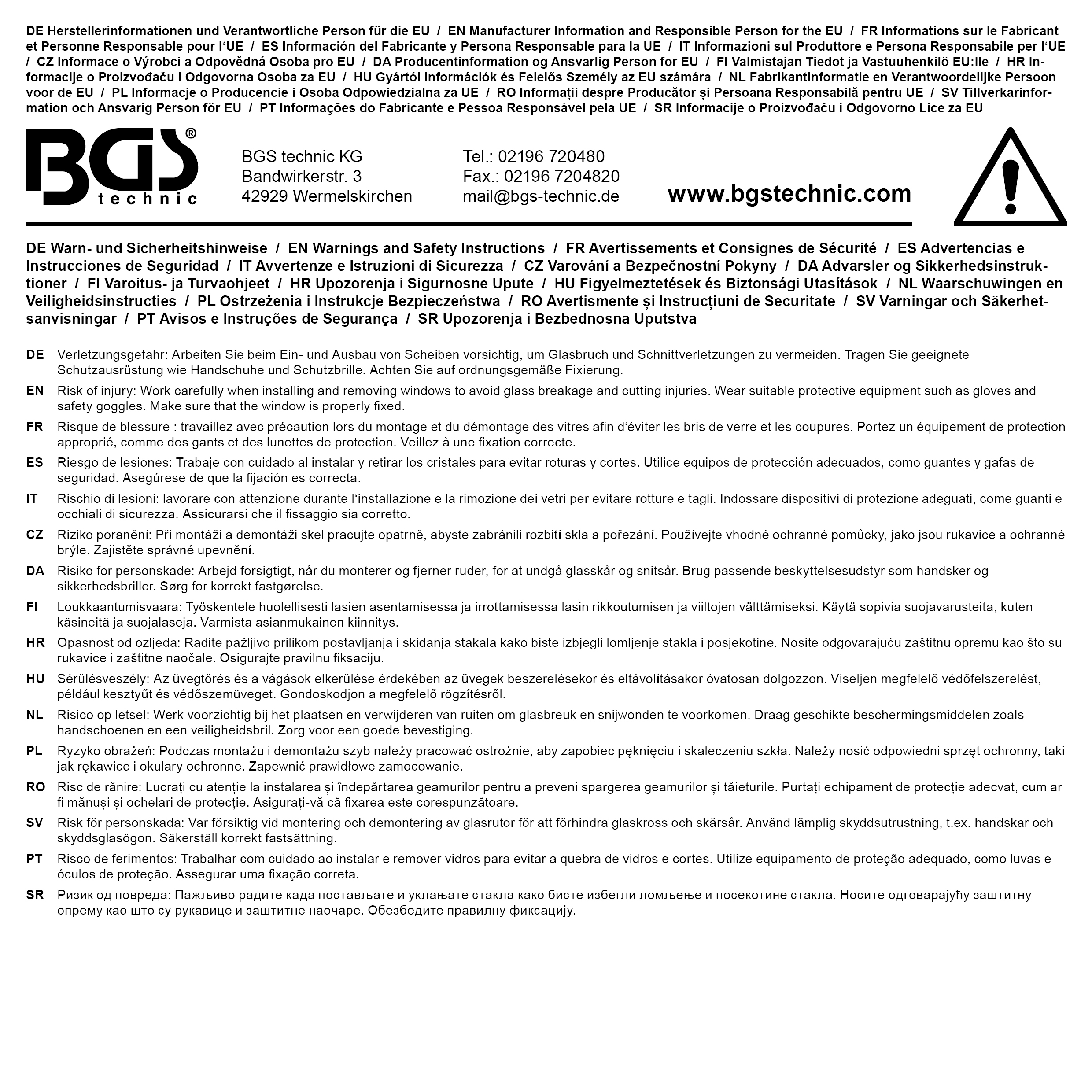 BGS Ausglas-Werkzeug-Satz