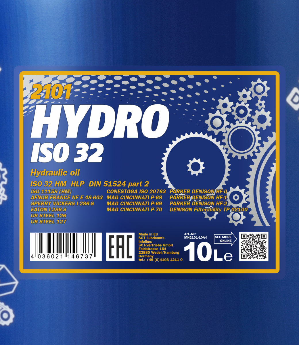 Mannol 2101 Hydro ISO 32 Hydrauliköl 10 Liter
