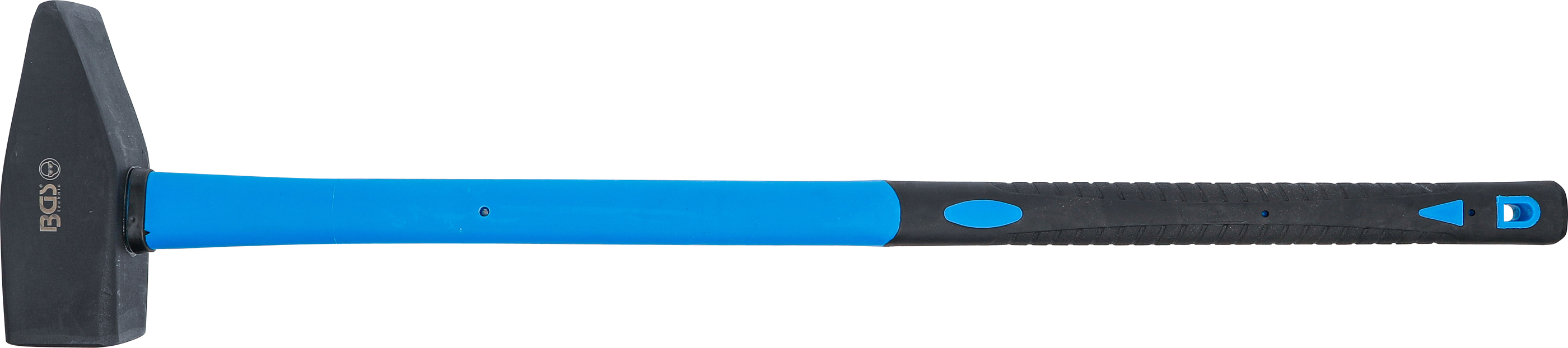 BGS Vorschlaghammer | DIN 1042 | Fiberglasstiel | Ø 65 mm | 5000 g