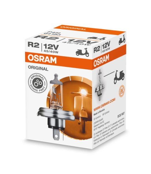 Osram 64183 Glühbirne R2 Lampe 12V 45/40W P45T-41 Standard
