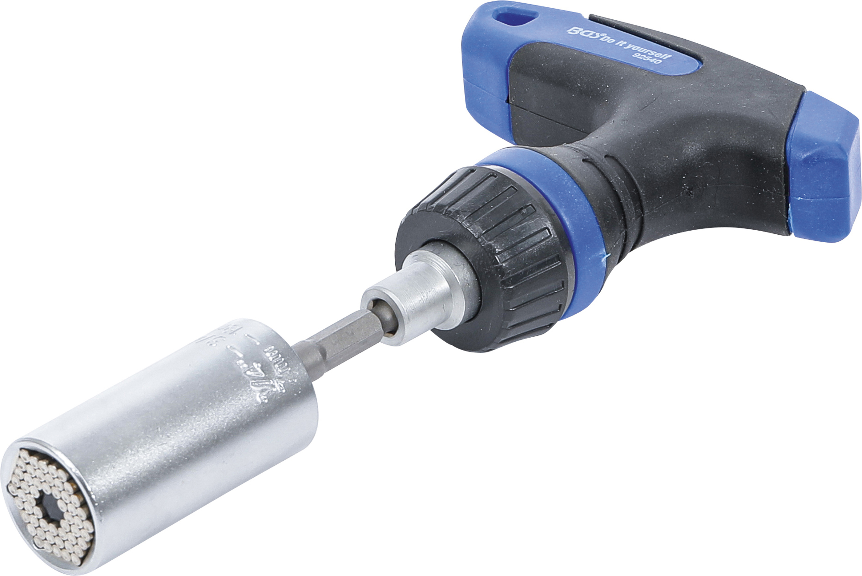 BGS Multi-Einsatz mit Adapter-Satz | mit Ratschen-T-Griff, umschaltbar | 3-tlg.