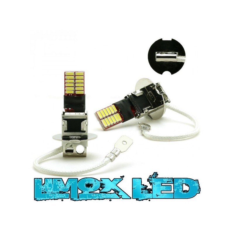 Limox H3 LED Nebelscheinwerfer Lampe Birne 24x 4014 SMD Weiss