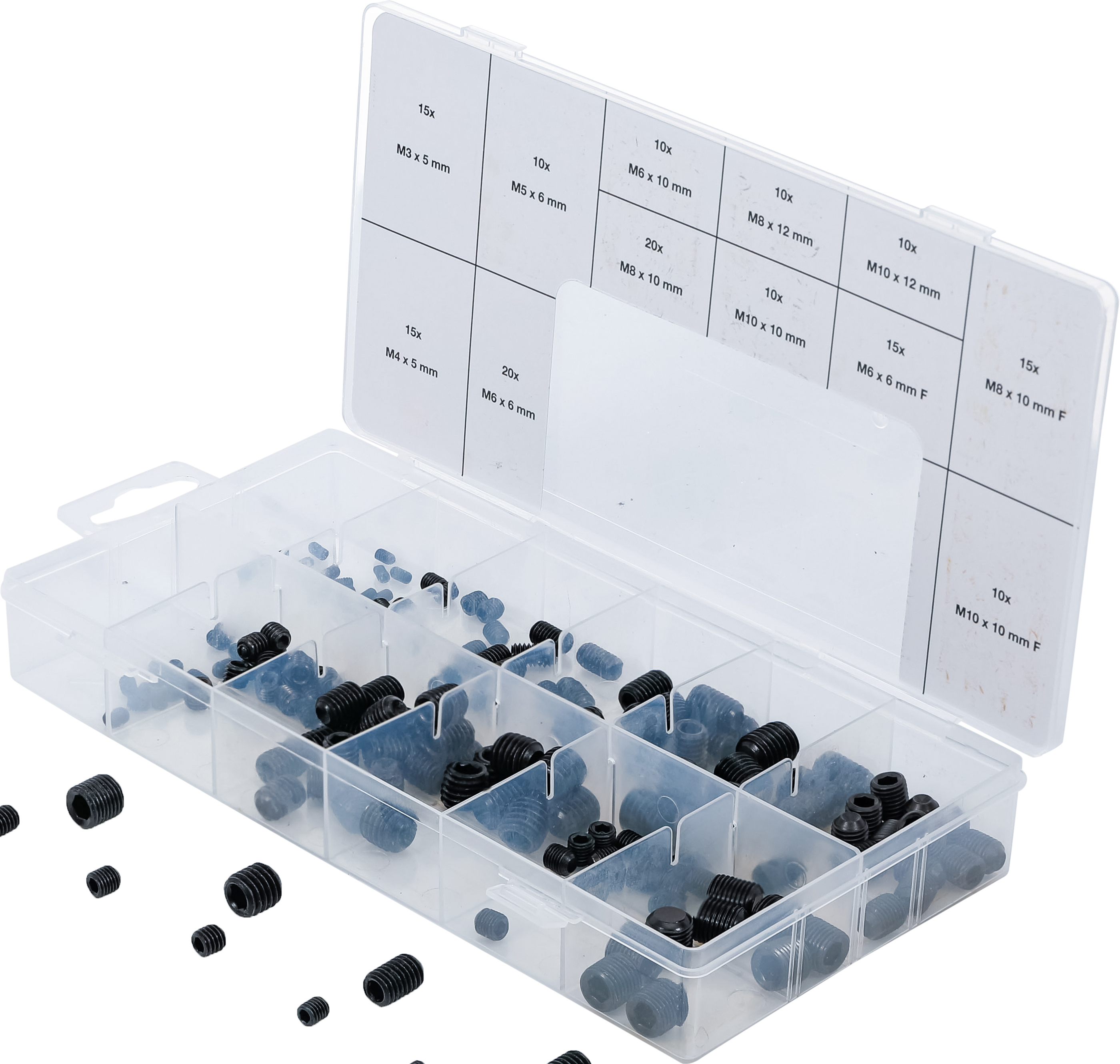 BGS Madenschrauben-Sortiment | 160-tlg.