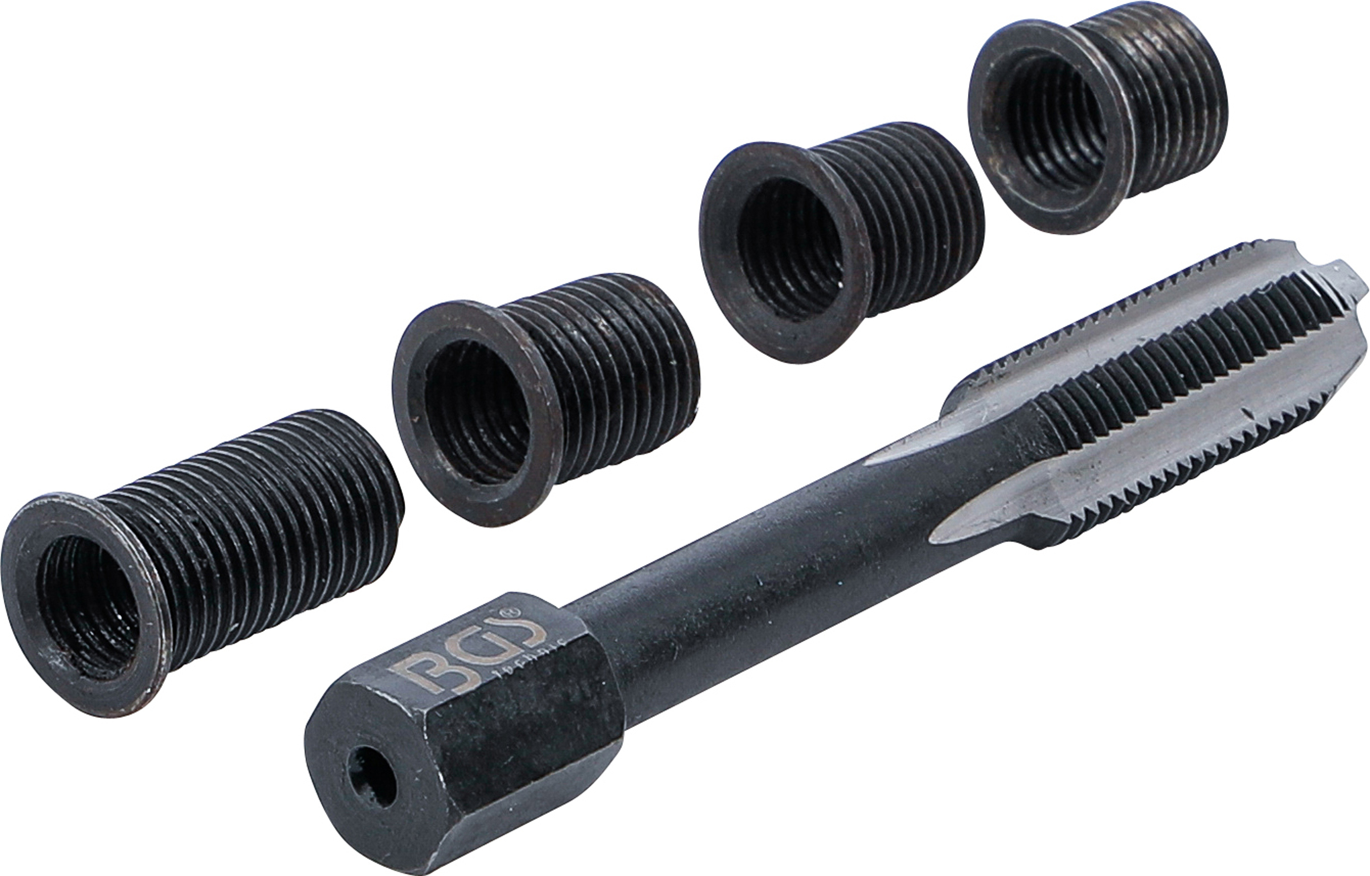 BGS Reparatursatz für Zündkerzengewinde | M8 x 1,0 | 5-tlg.