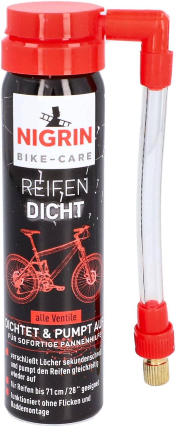 Nigrin Bike Care Reifen Dicht für Fahrräder Reifendicht 75 ml