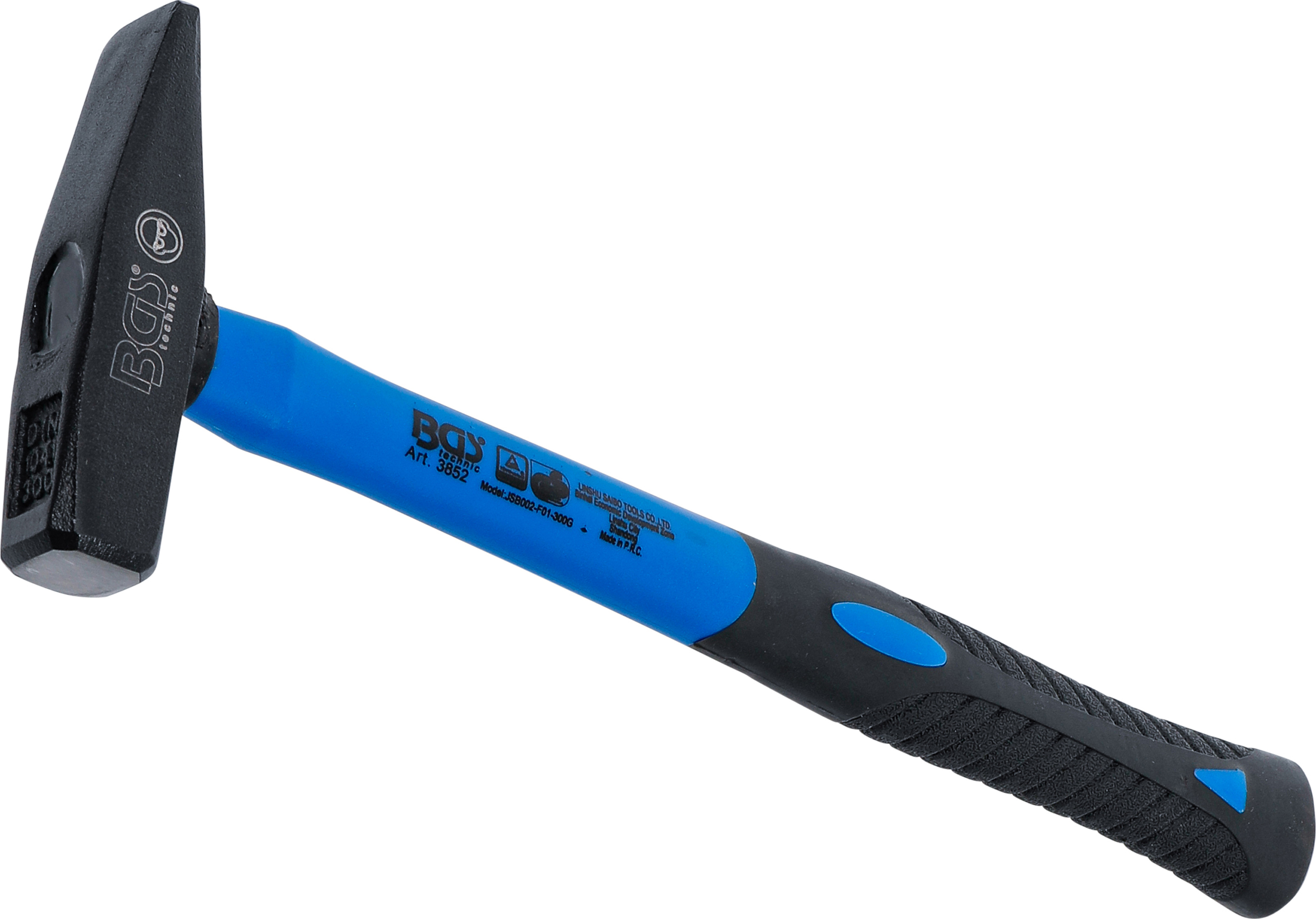 BGS Schlosserhammer | Fiberglasstiel | DIN 1041 | 300 g
