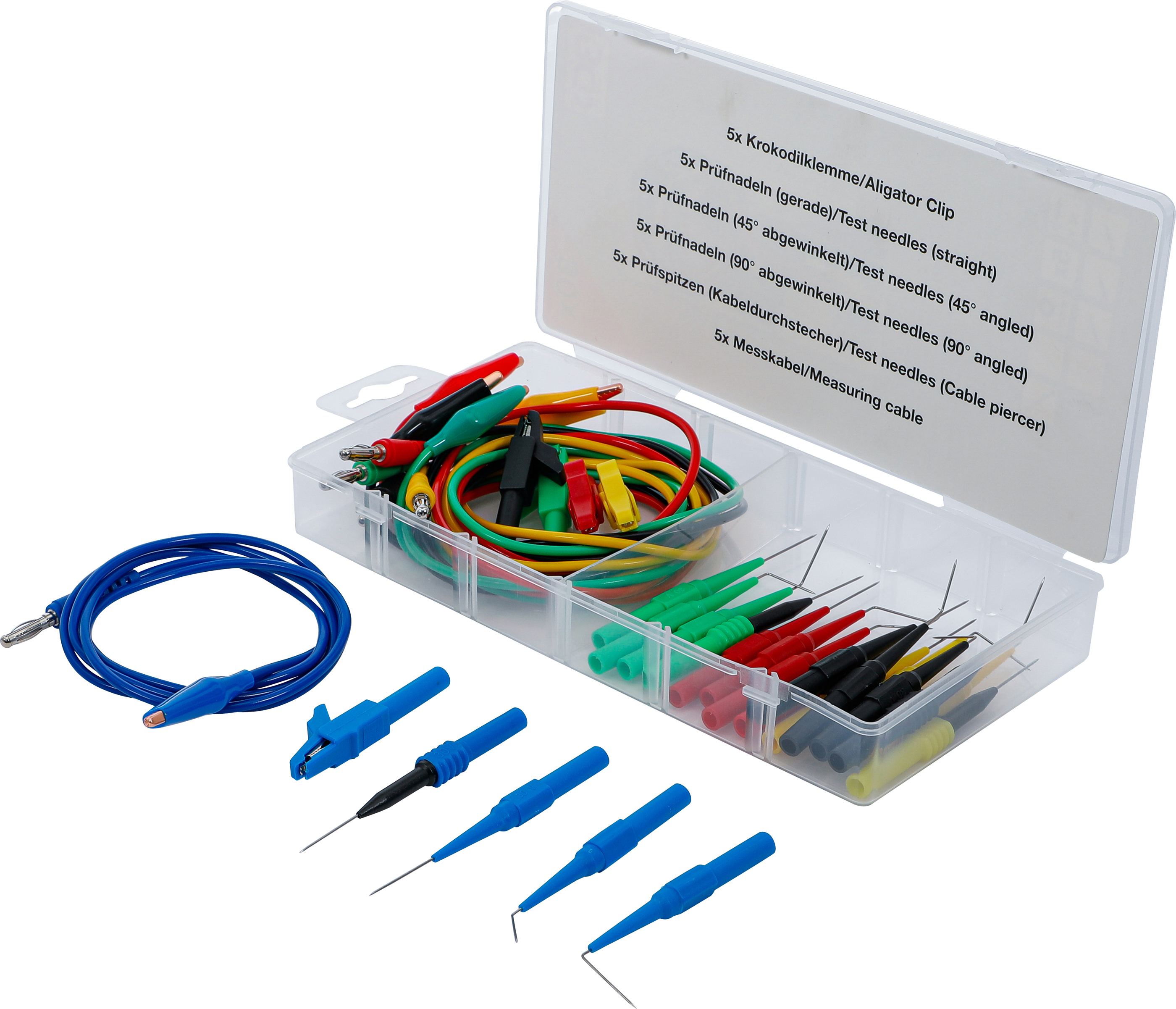BGS Messkabel- und Prüfspitzen-Satz | 30-tlg.