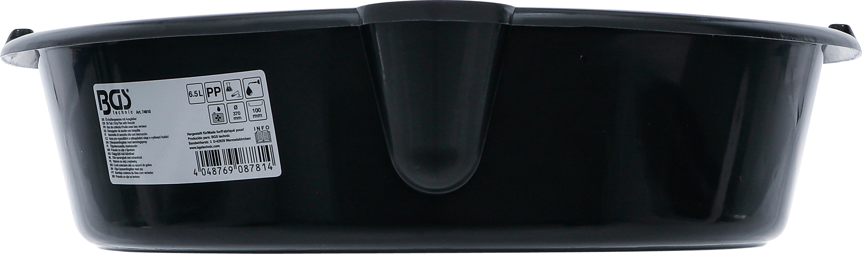 BGS Öl-Auffangwanne mit Ausgießer | 6,5 l
