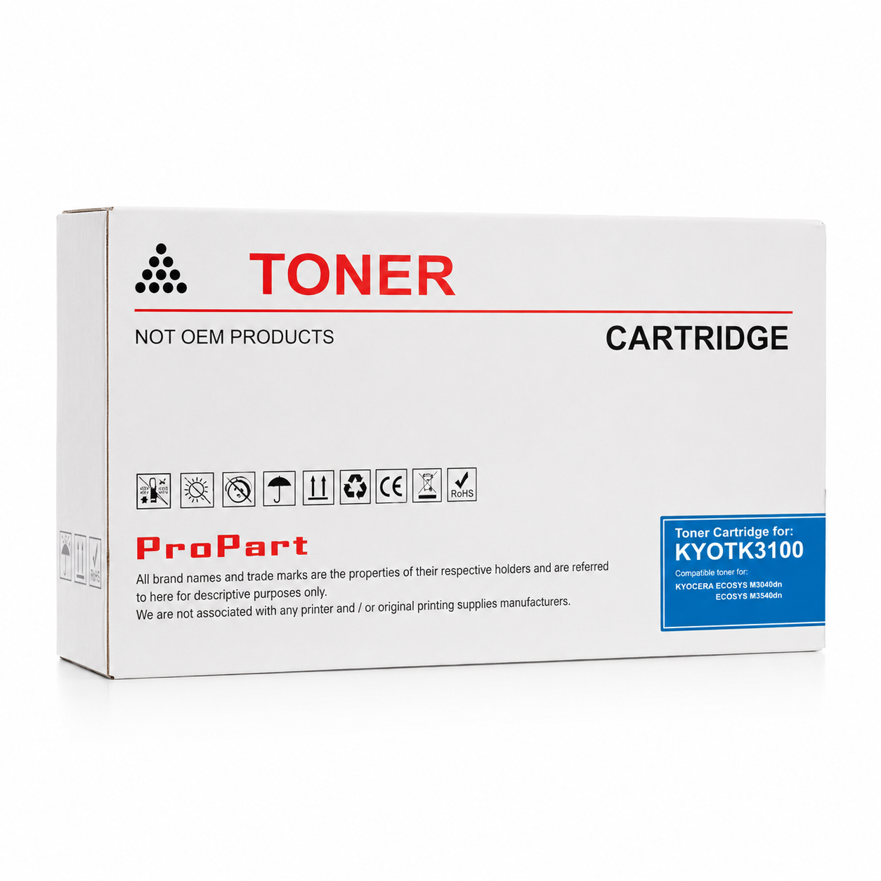 ProPart Laser Toner Kartusche Ersatz für Kyocera Drucker KYOTK3100