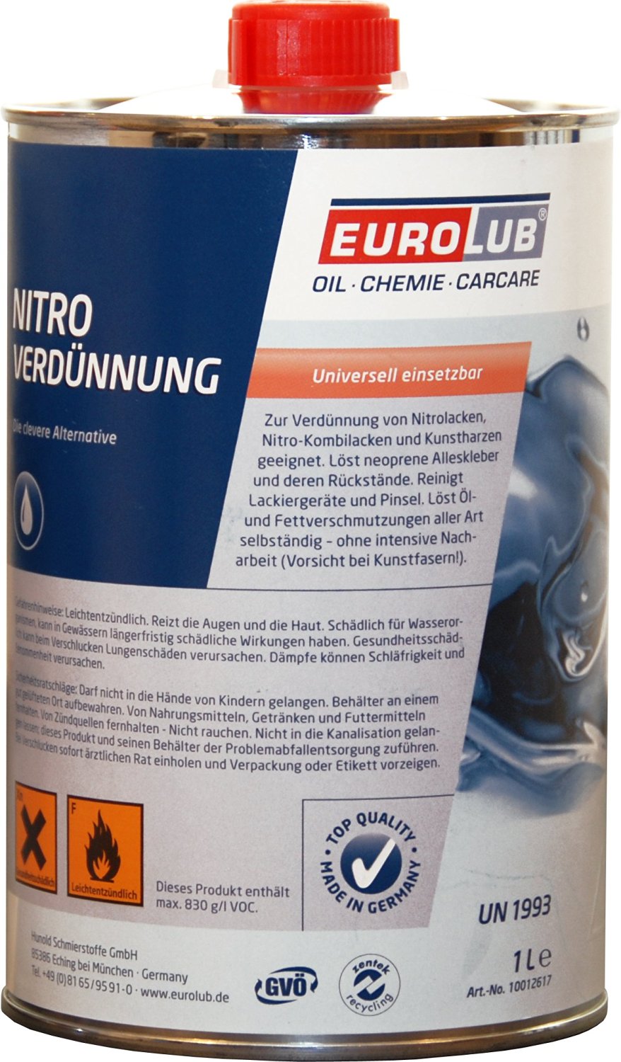 Eurolub Nitroverdünnung 1 Liter