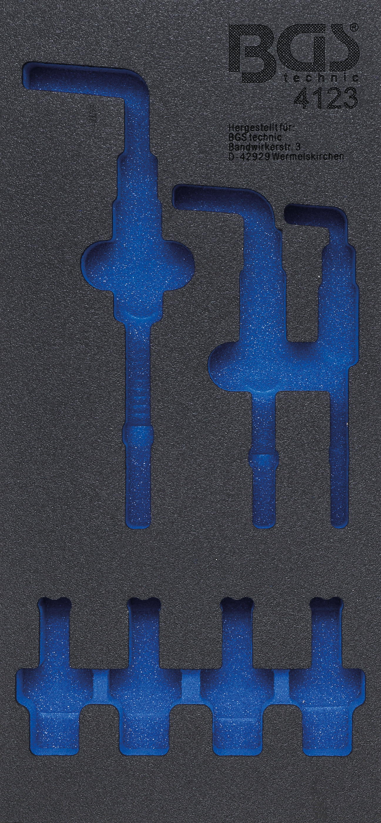 BGS Werkstattwageneinlage 1/3 | leer | für Art. 4123