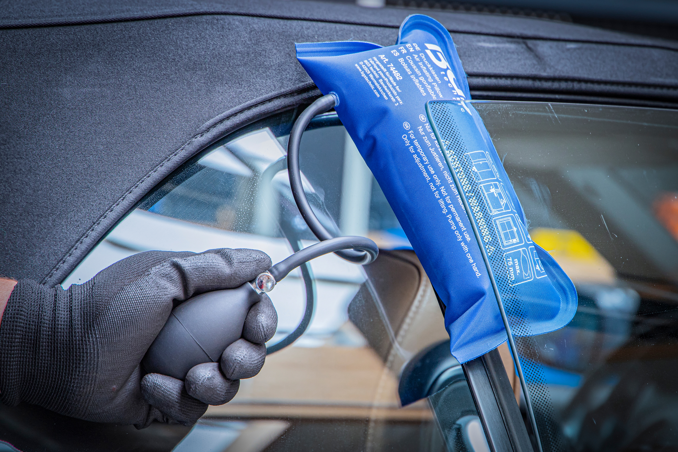 BGS Druckkissen | mit Handpumpe | Rechteck | 270 x 135 mm