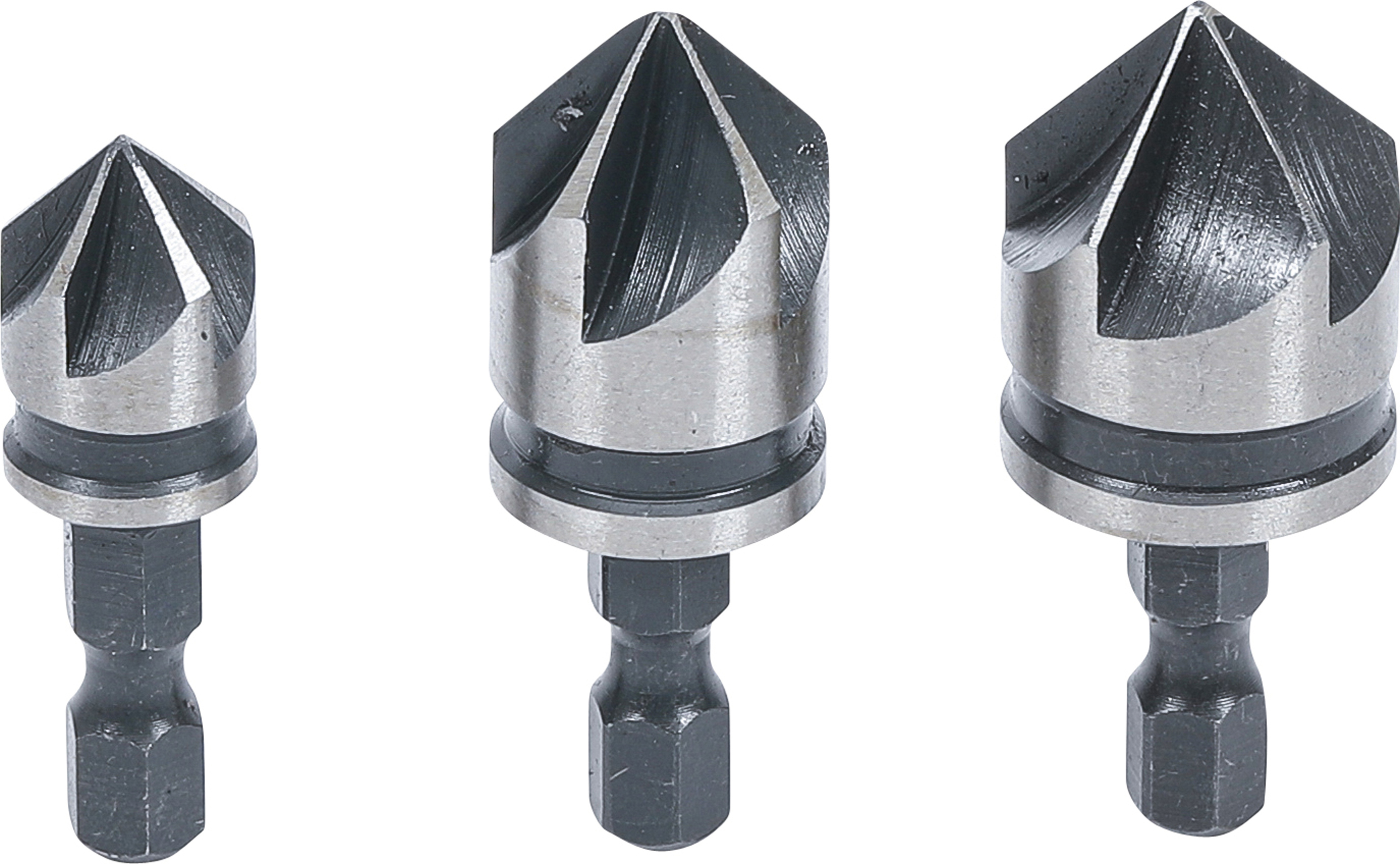 BGS Senker-Bit-Satz | HSS | Antrieb 6,3 mm (1/4") | 12 - 16 - 19 mm | 3-tlg.