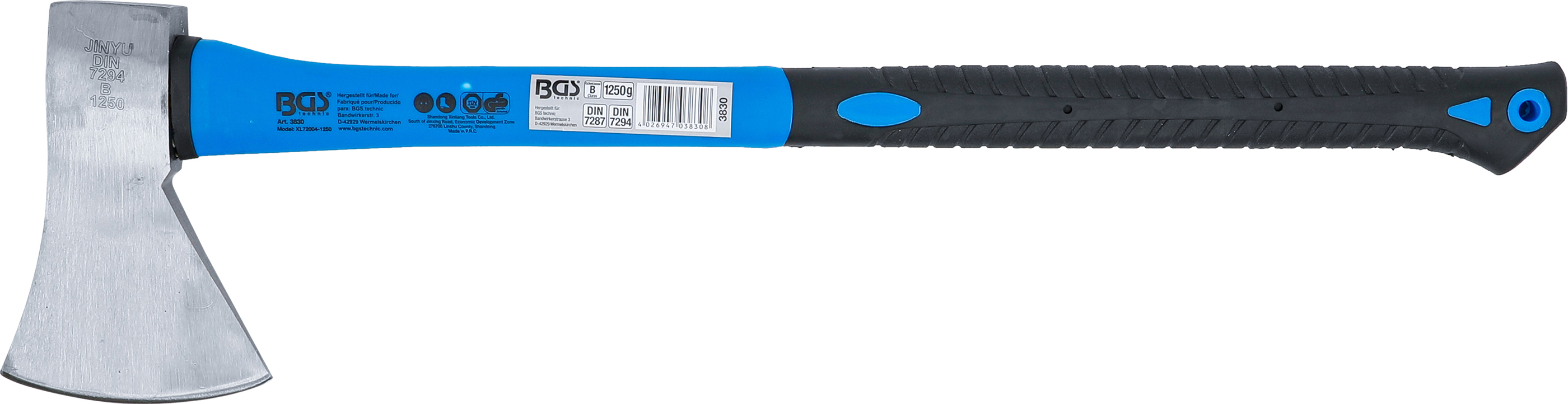 BGS Axt | Fiberglasstiel | 1250 g