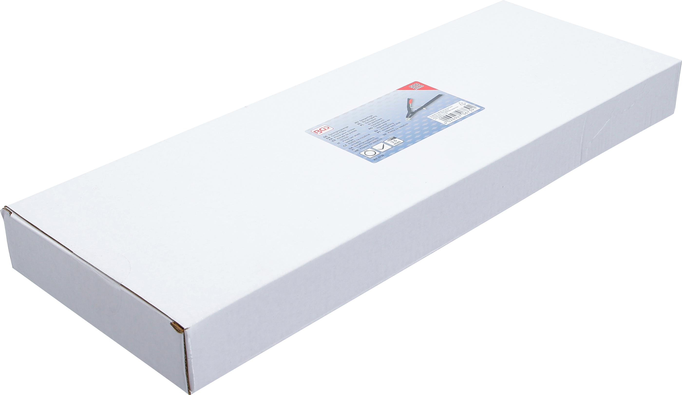 BGS Sprengringzange | abgewinkelt | für Außensprengringe | 500 mm