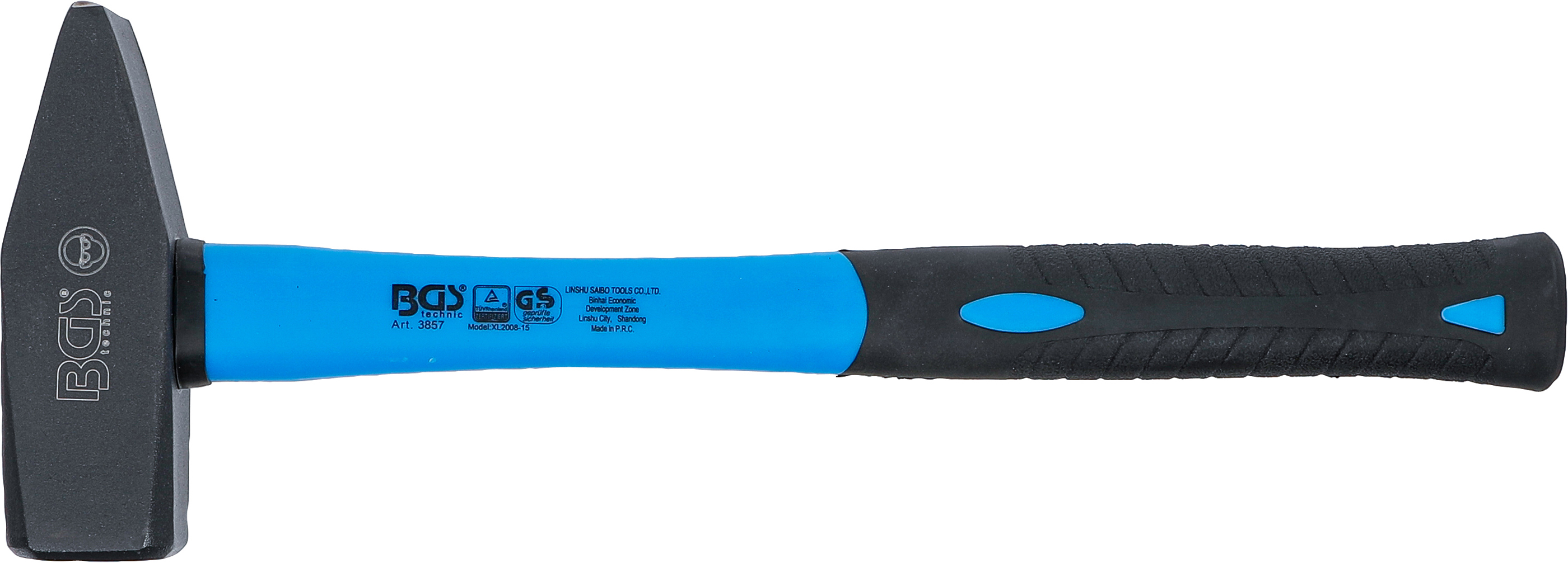 BGS Schlosserhammer | Fiberglasstiel | DIN 1041 | 1500 g
